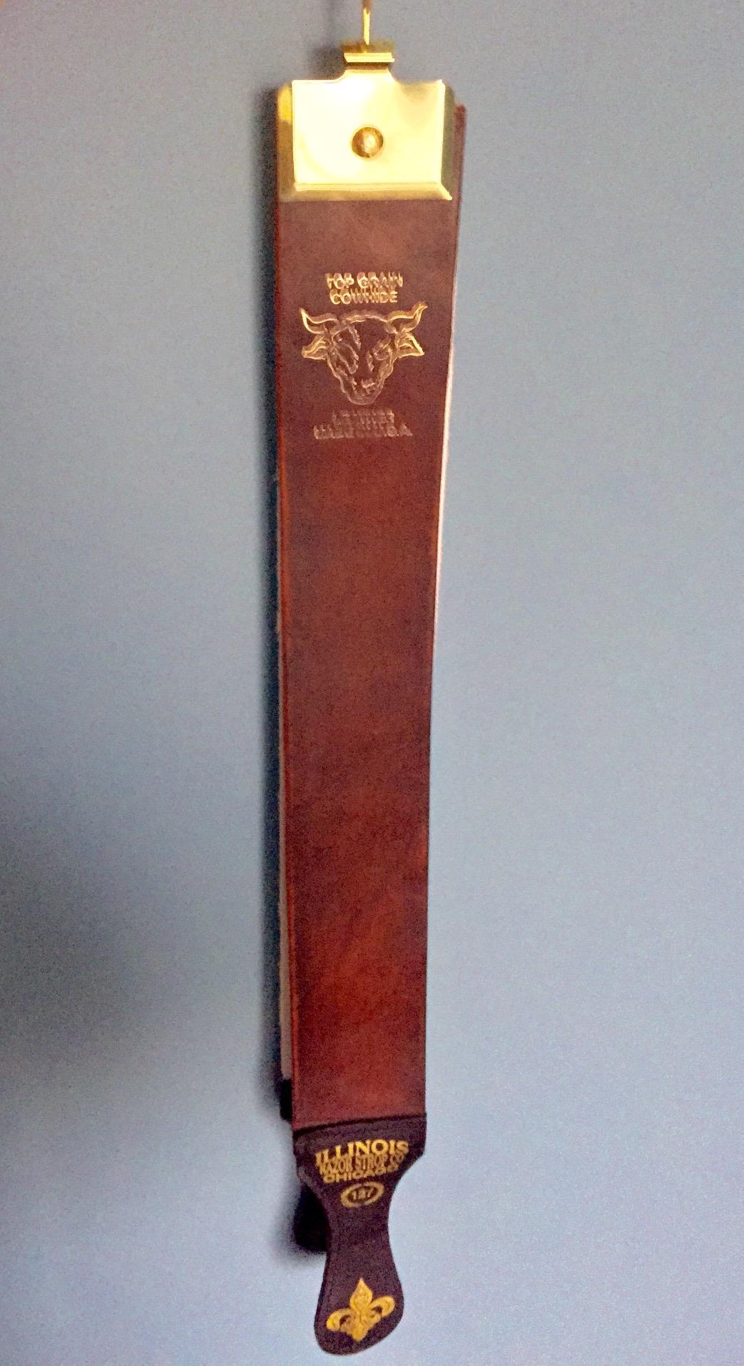 Fromm Razor Strop Blade Sharpener, Top Grain Cowhide, 2.5 x 23 Inch, Brown, IRS127 customer photo 2