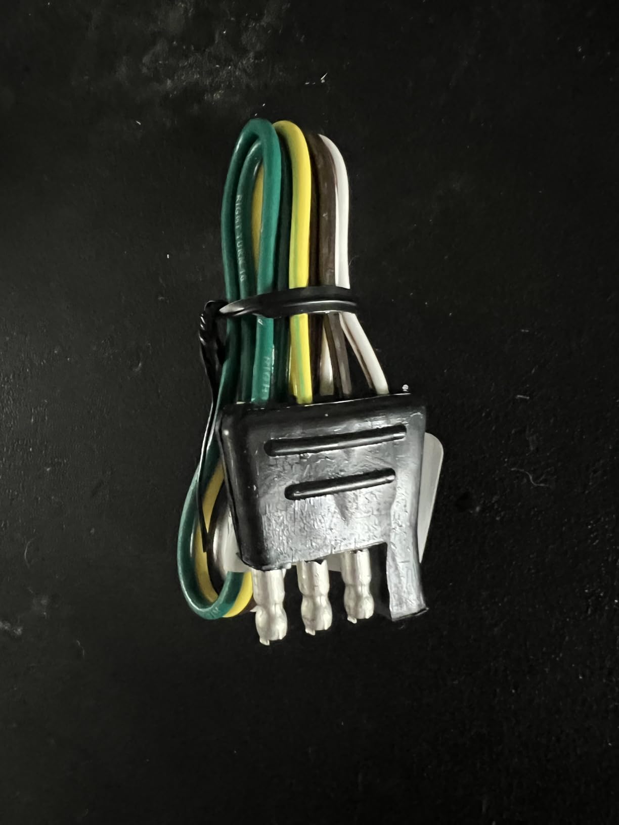 CURT 58030 Trailer-Side 4-Pin Flat Wiring Harness with 12-Inch Wires customer photo 2