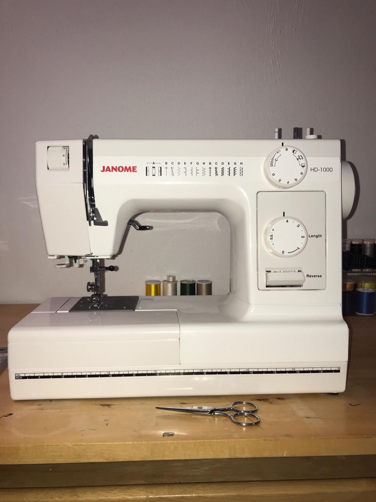 Janome HD1000 Heavy-Duty Sewing Machine with 14 Built-In Stitches customer photo 1