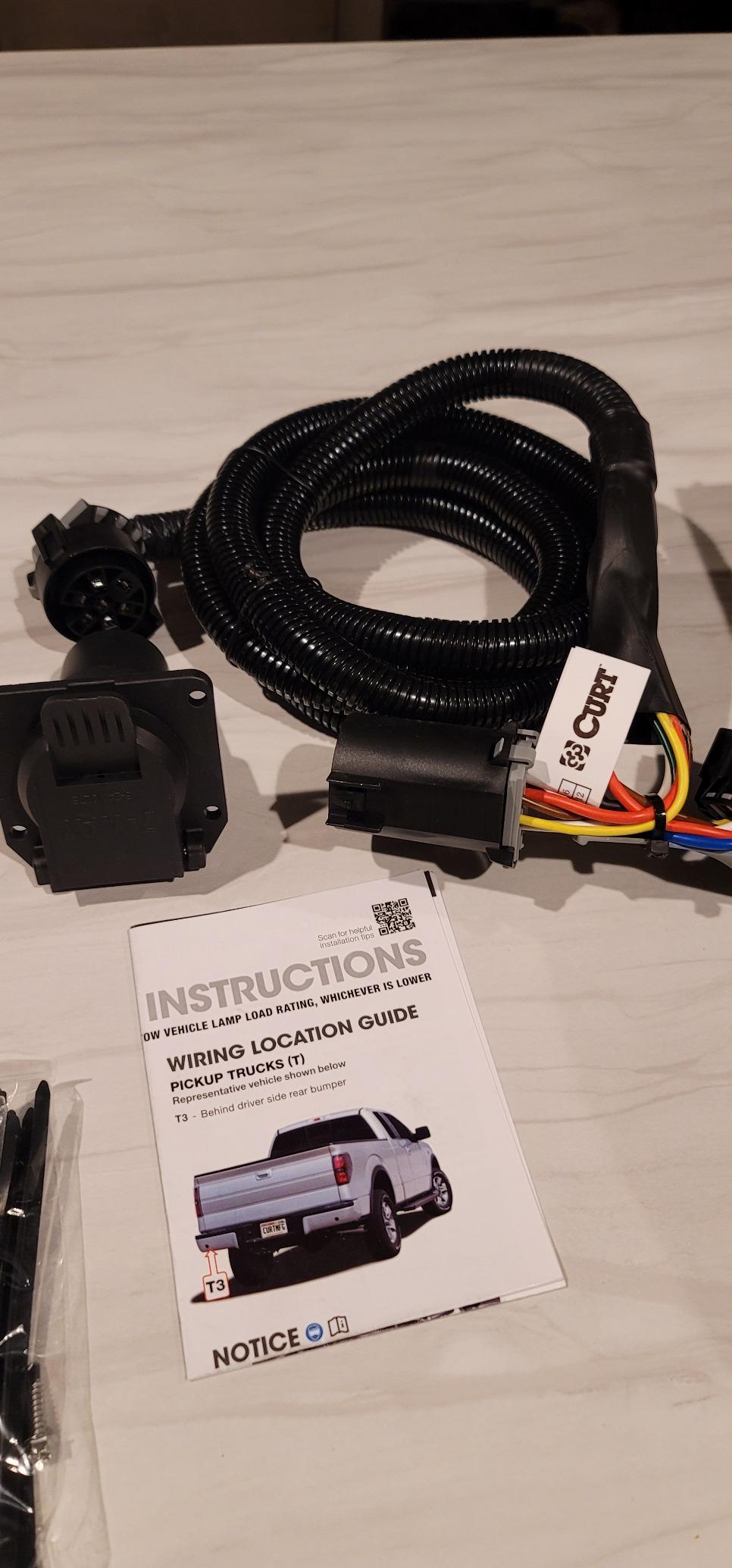 CURT 56070 7' Truck Bed 7-Way RV Wiring Extension for Select Trucks customer photo 2