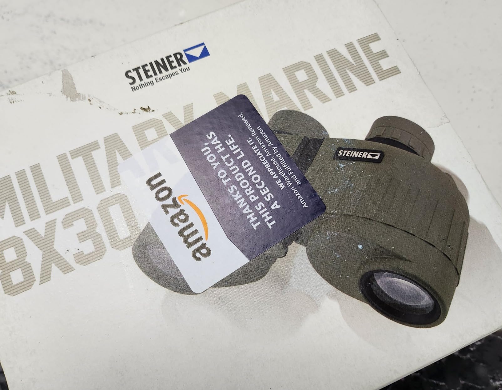 Steiner Military-Marine 8x30 Binoculars – Professional Grade High-Contrast Optics with Sports-Auto-Focus, Floating Prism Shock Absorption, and Heritage Warranty customer photo 2