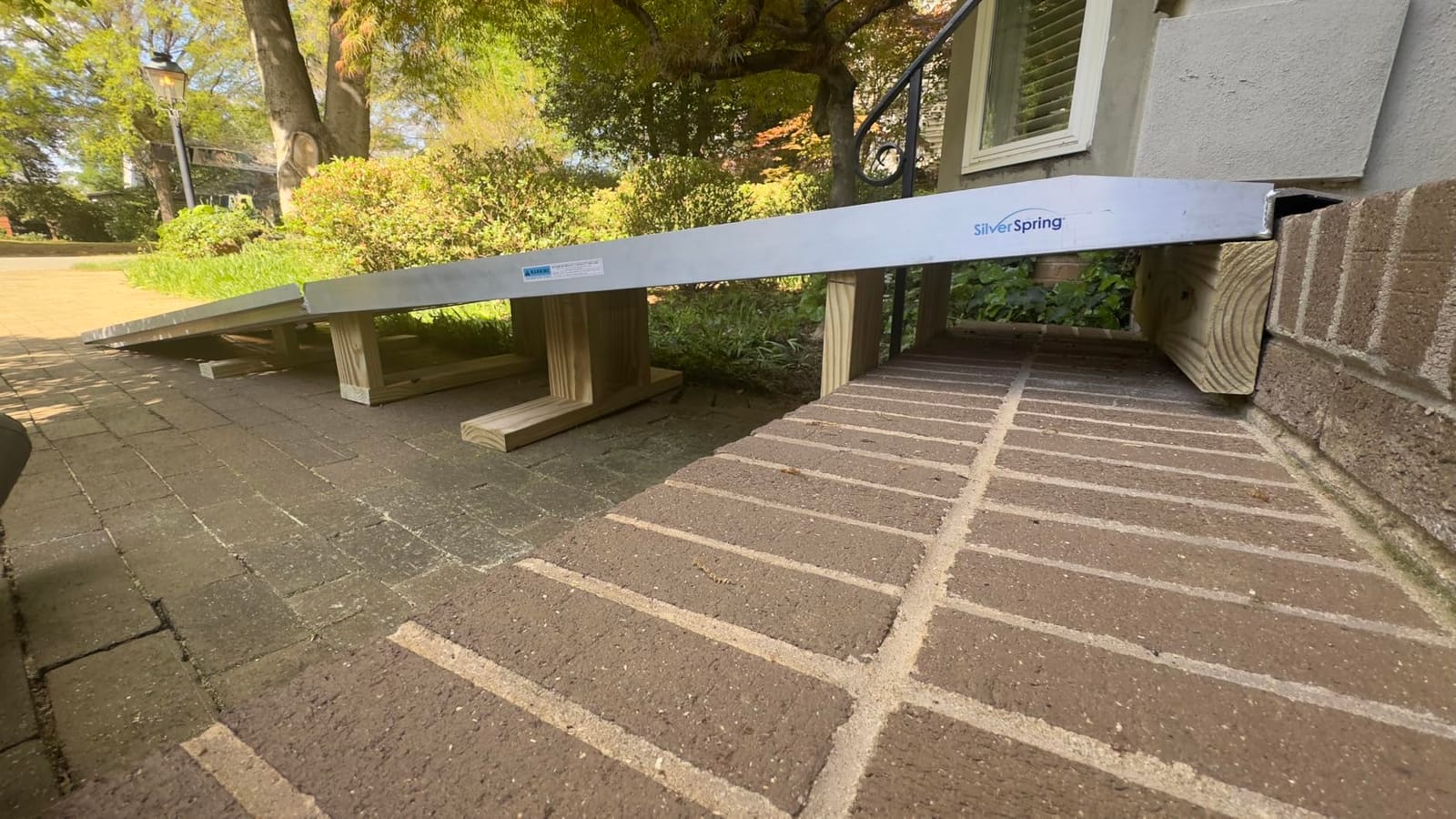 12’ Portable Wheelchair Ramp for Home Steps, 600 lb, Scooter, Silver Spring customer photo 1