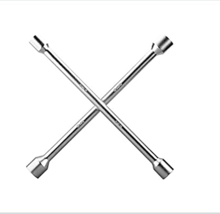 CARTMAN 16 Inch Heavy Duty Non-Slip 4-Way Universal Cross Lug Wrench customer photo 2