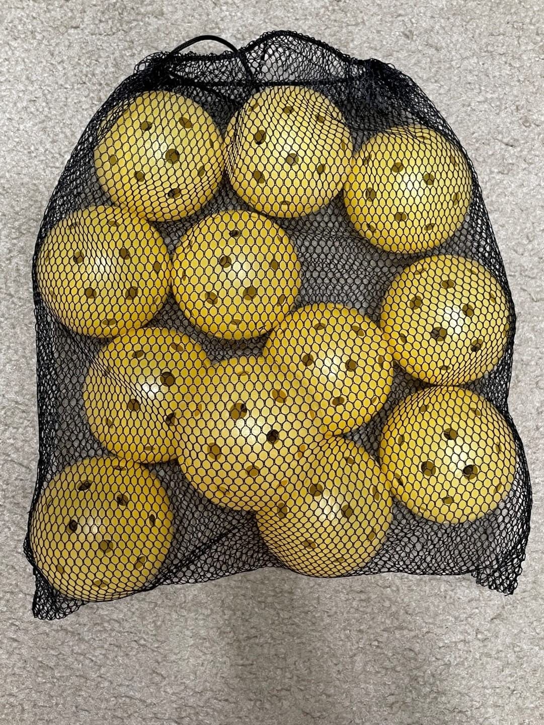 Tourna Strike Outdoor Pickleballs (12 Pack) - USAPA Approved, Optic Yellow (PIKL-12-OY-O) customer photo 1