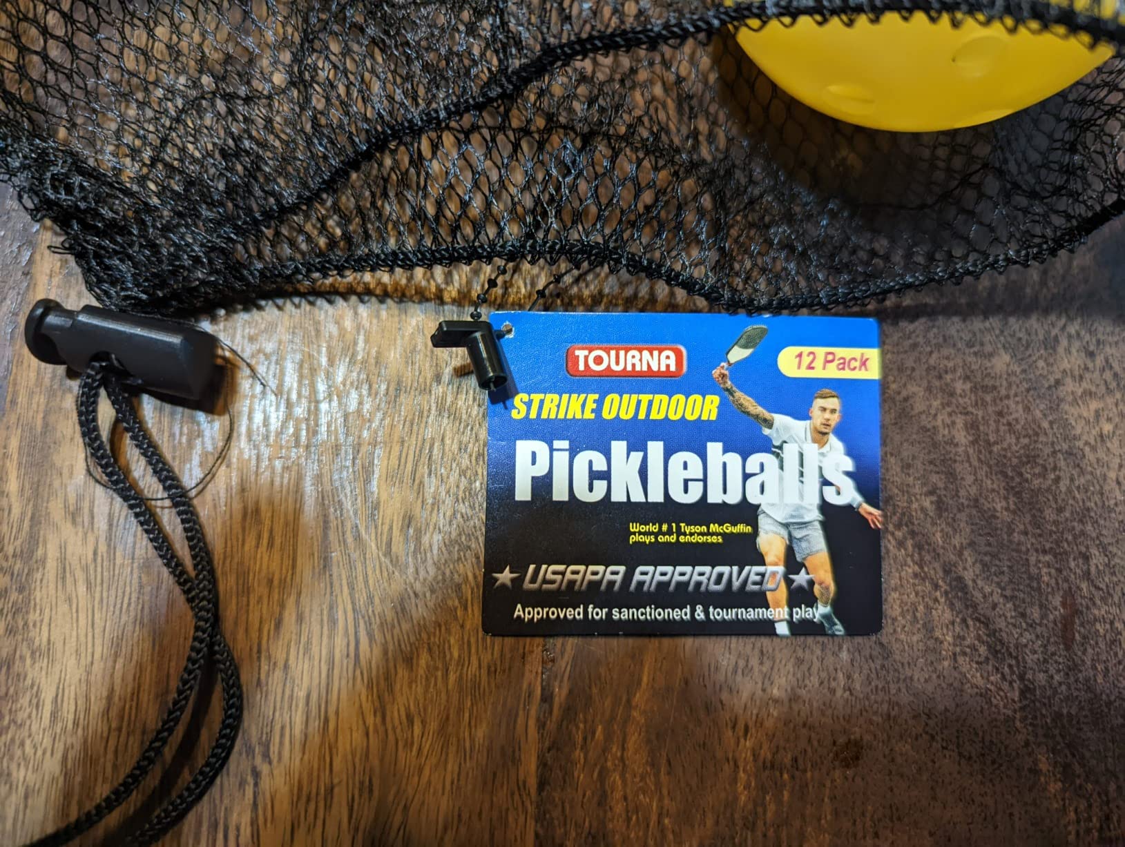 Tourna Strike Outdoor Pickleballs (12 Pack) - USAPA Approved, Optic Yellow (PIKL-12-OY-O) customer photo 2