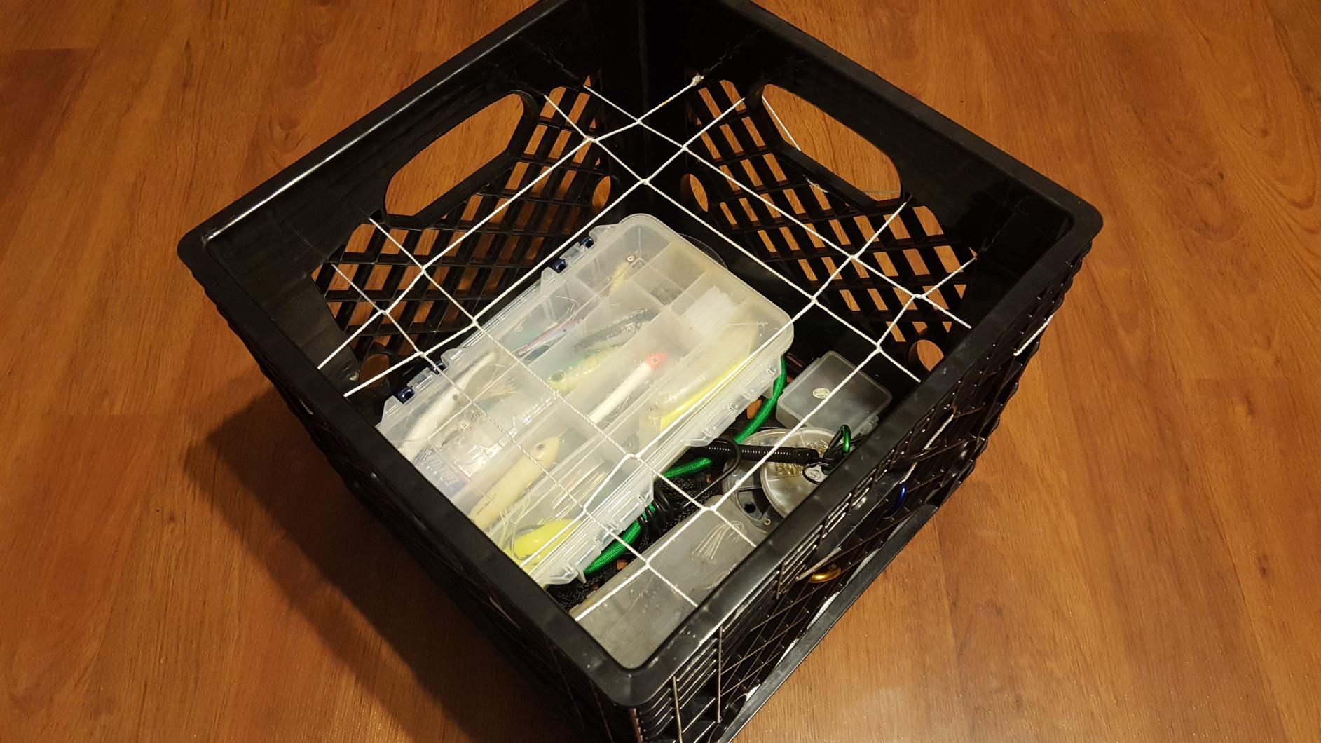 YakGear Deluxe Kayak Milk Crate - Durable Storage Solution with Universal Fit for Kayak Fishing and Boating Accessories | 1 Milk Crate customer photo 1