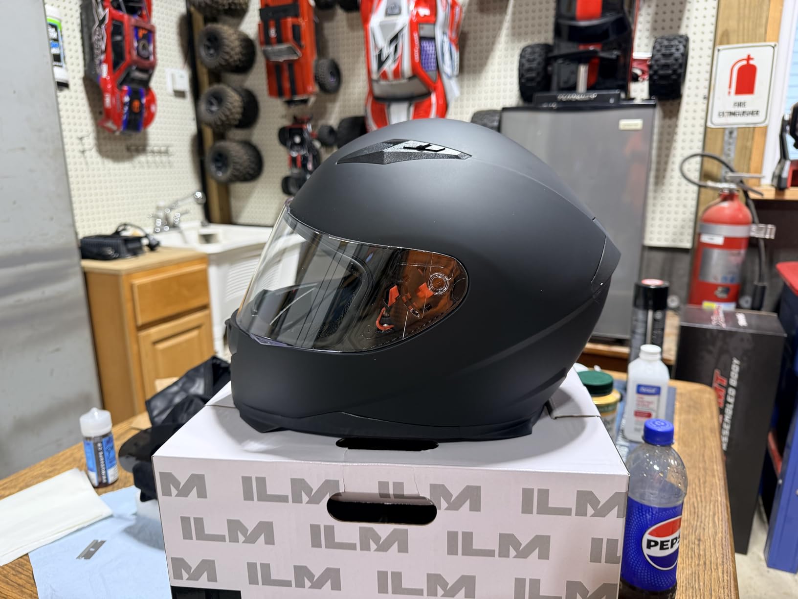 ILM Full Face Motorcycle Helmets for Adult Men and Women DOT Model ILM-313 customer photo 1