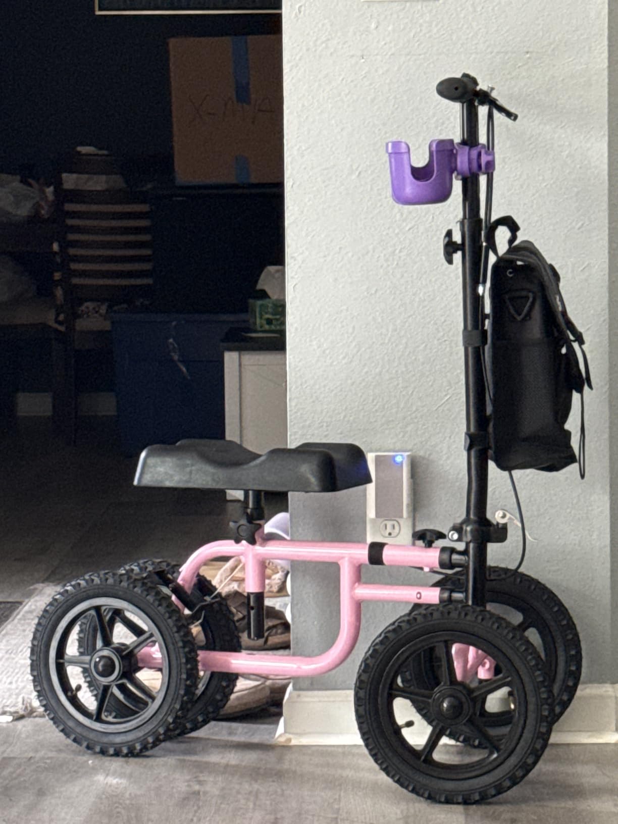 Vive Mobility All Terrain Knee Scooter Walker for Foot Injuries - Adult customer photo 2