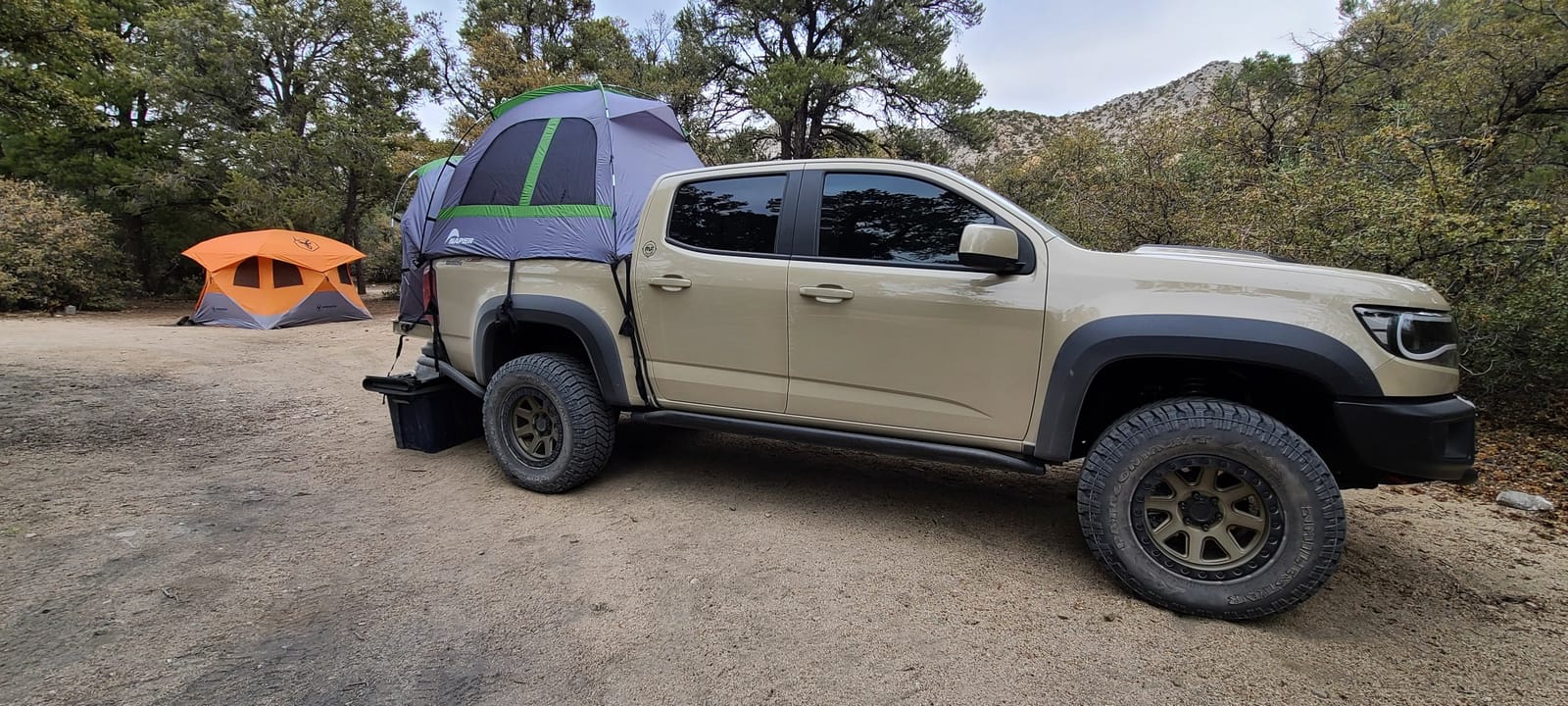 Napier Backroadz Truck Tent | Pickup Truck Bed Camping Tent | Rainfly for Water Protection | Sturdy and Spacious 2-Person Truck Tent | Easy 10-Minute Setup | Gray/Green customer photo 1