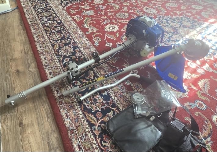 WILD BADGER POWER 26cc Weed Wacker Gas Powered, 3 in 1 String Trimmer/Edger 17'' with 10'' Brush Cutter,Rubber Handle & Shoulder Strap Included customer photo 1