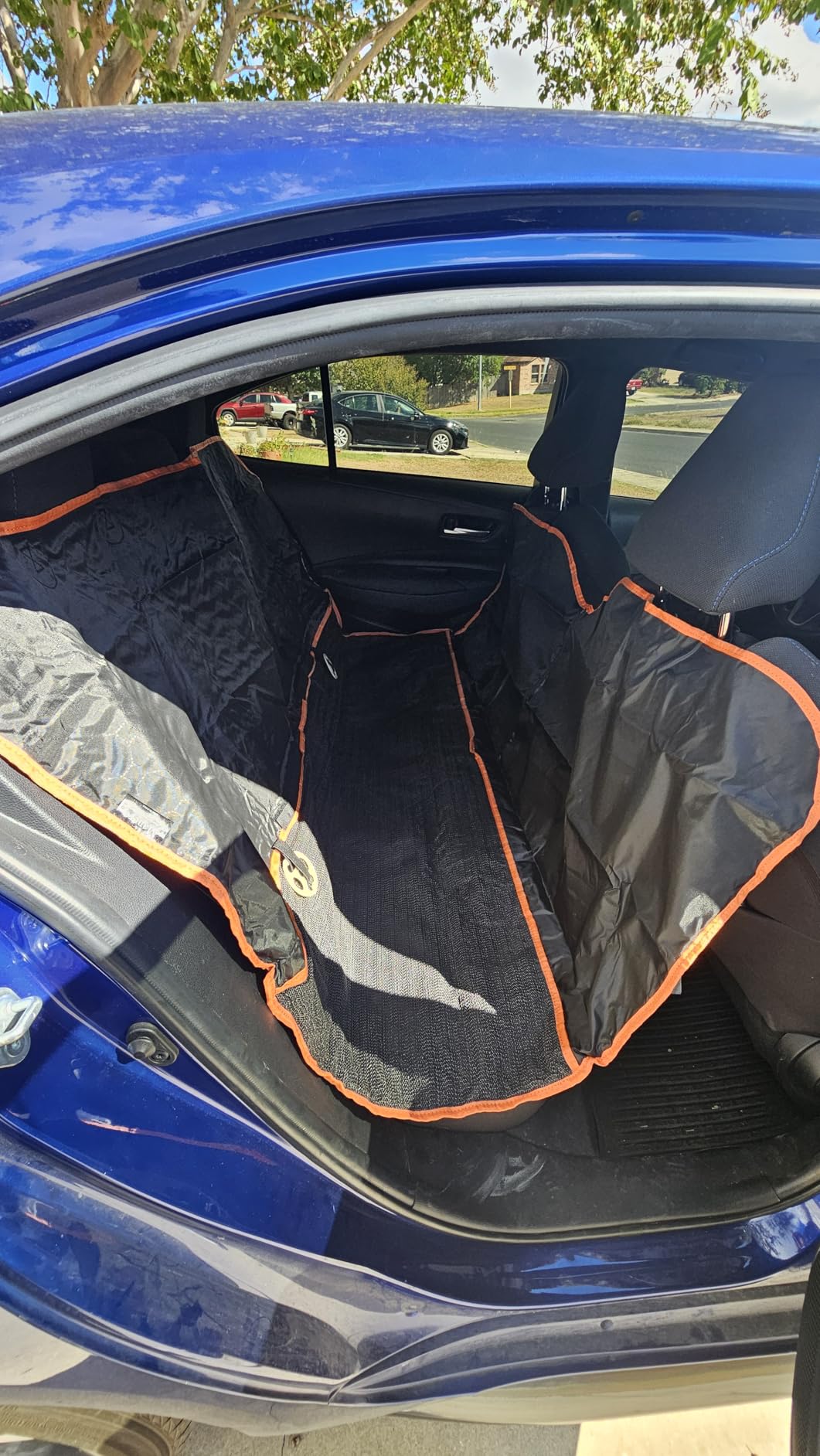 Mancro Dog Car Seat Cover for Back Seat, Waterproof Dog Hammock for Car customer photo 1