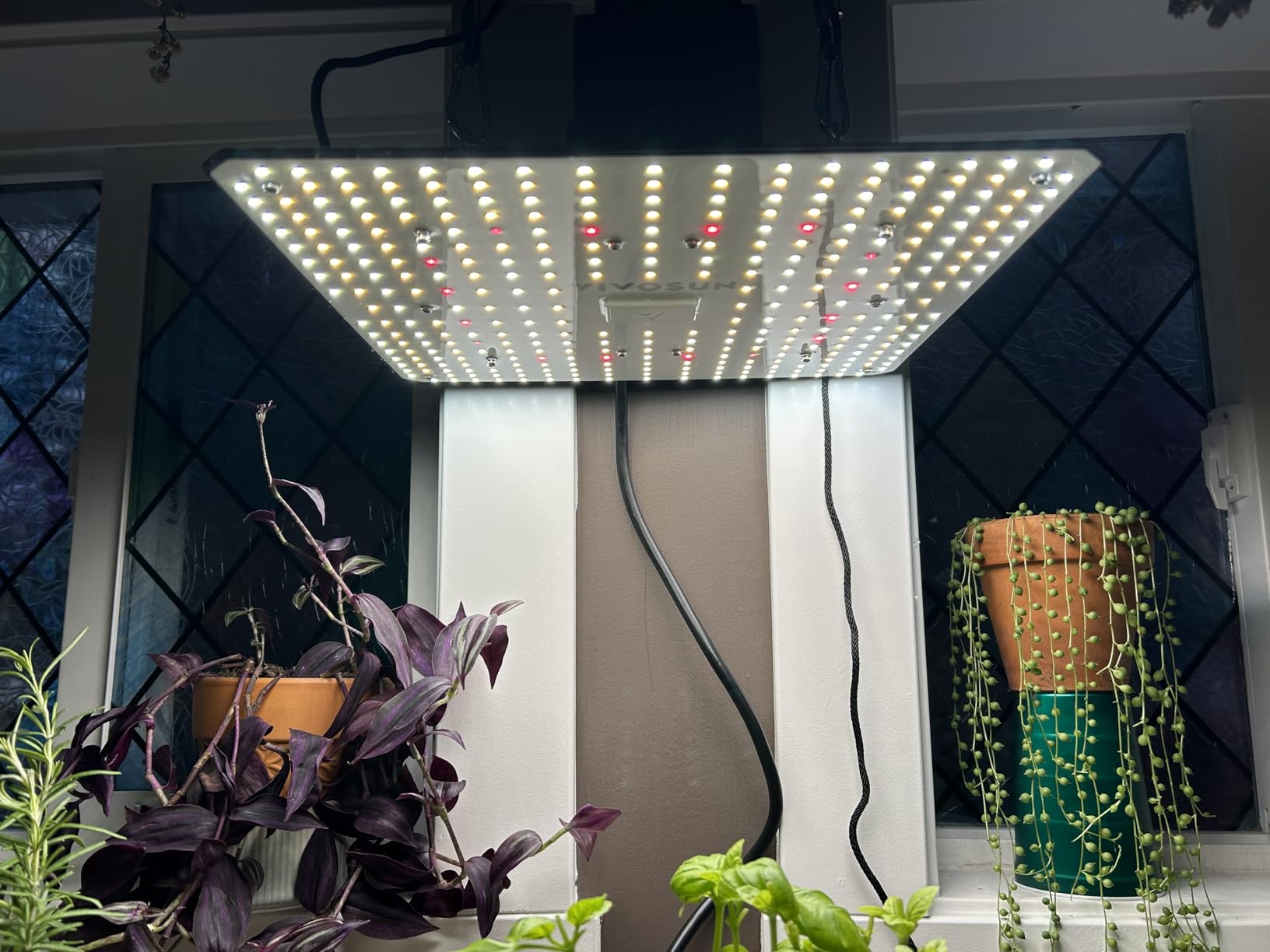 VIVOSUN LumaLight 100W LED Grow Light, Full Spectrum Plant Light customer photo 1