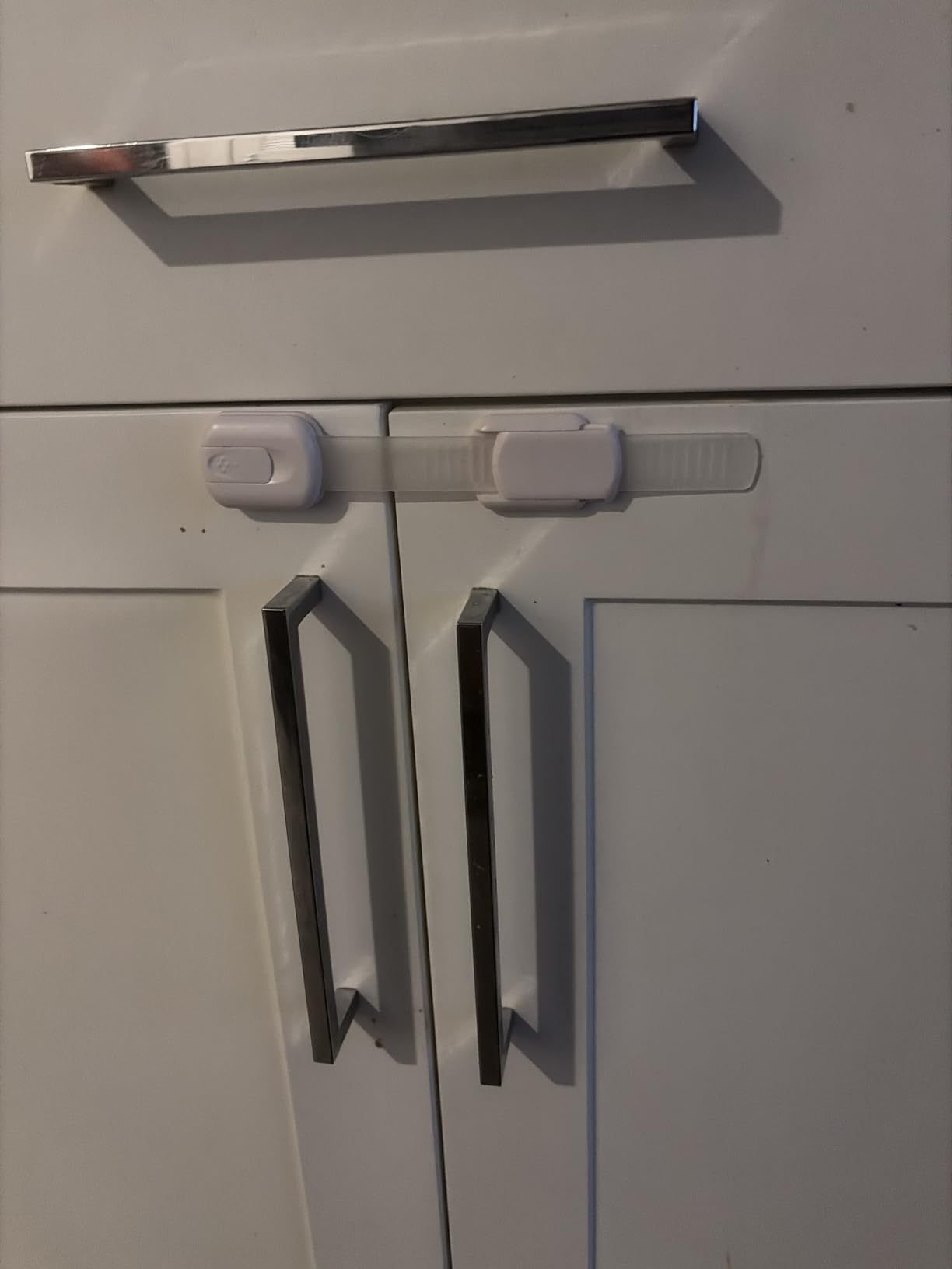 4our Kiddies 14 Pack Cabinet Locks Baby Proofing, Adjustable Drawer Lock customer photo 2