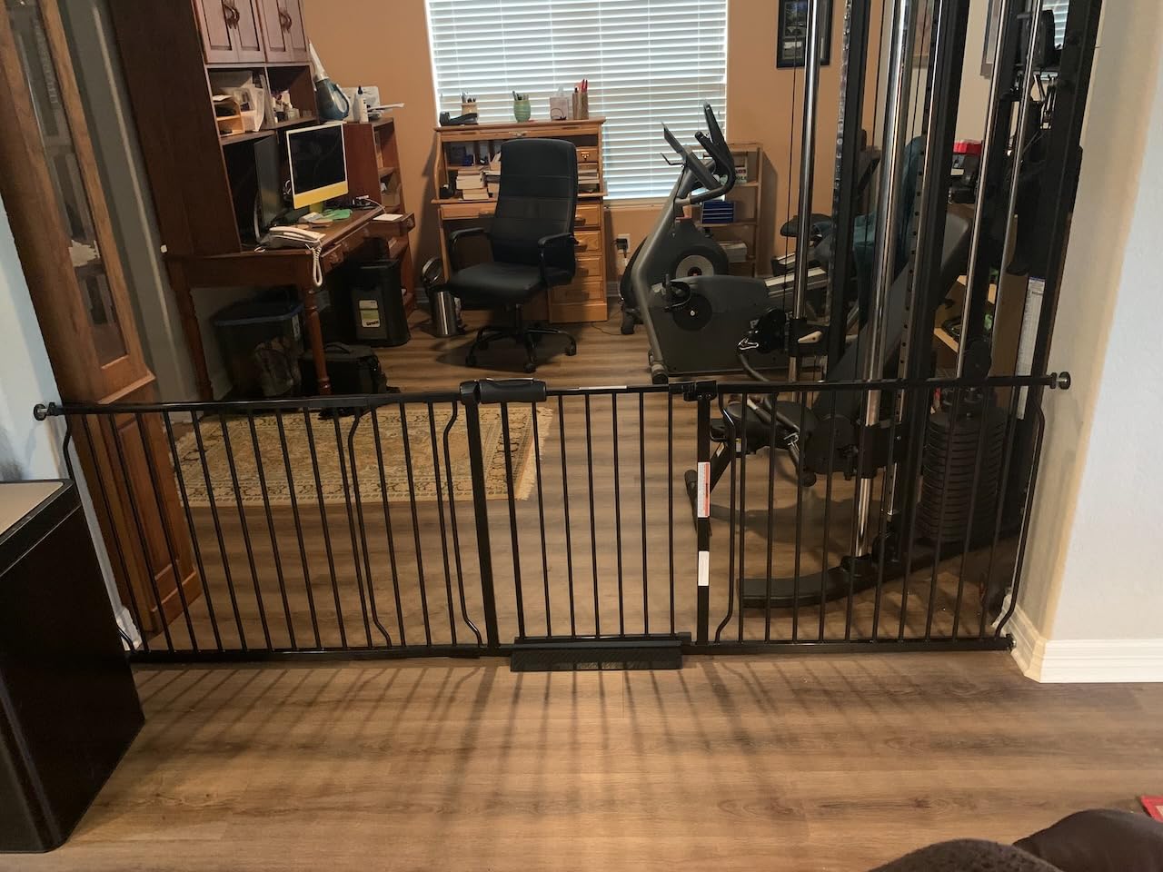 Extra Wide Baby & Dog Gate 62-67 Inch Pressure Mount Indoor Safety Gate customer photo 2