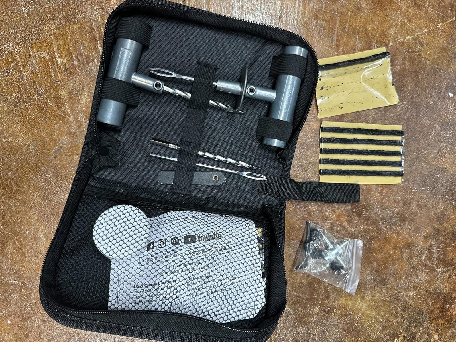 CKAuto 36 pcs Universal Tire Repair Kit with Plugs Heavy Duty Professional customer photo 1
