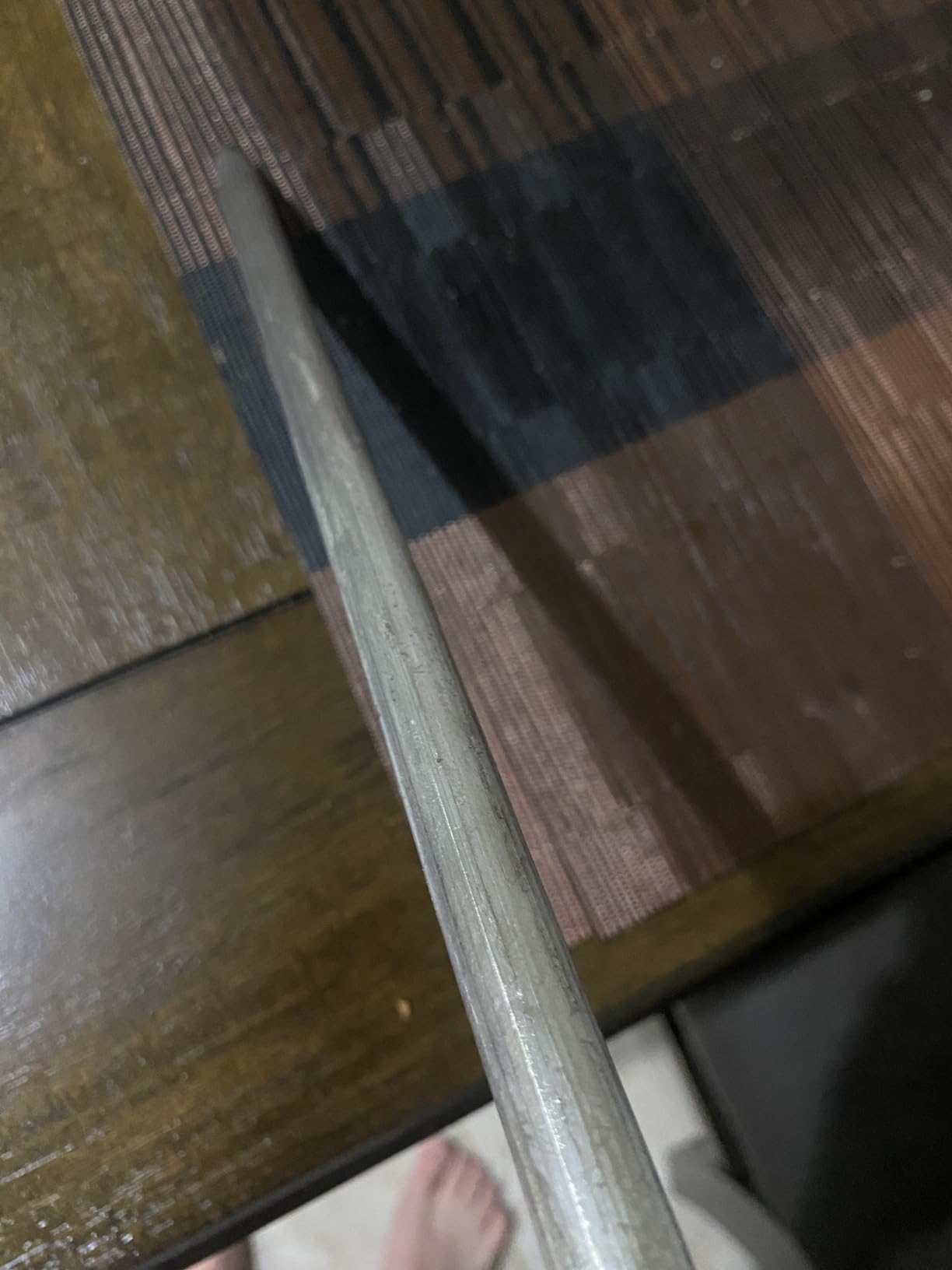 Honing Steel Knife Sharpening Rod 12 inches, Carbon Steel Knife Sharpener customer photo 2