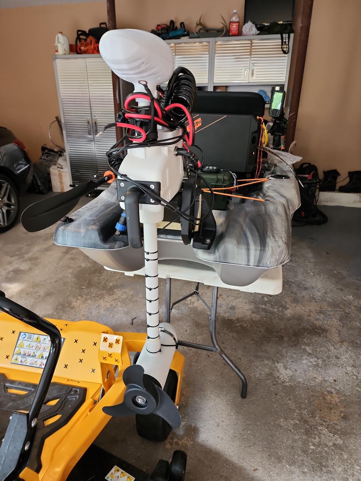 AQUOS Haswing Transom Trolling Motor 12V 55lbs 26in with Wireless Remote customer photo 1