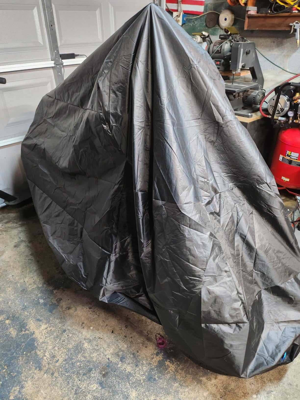 Hanmir Motorcycle Cover Waterproof Outdoor with Lock-Holes & Storage Bag customer photo 2
