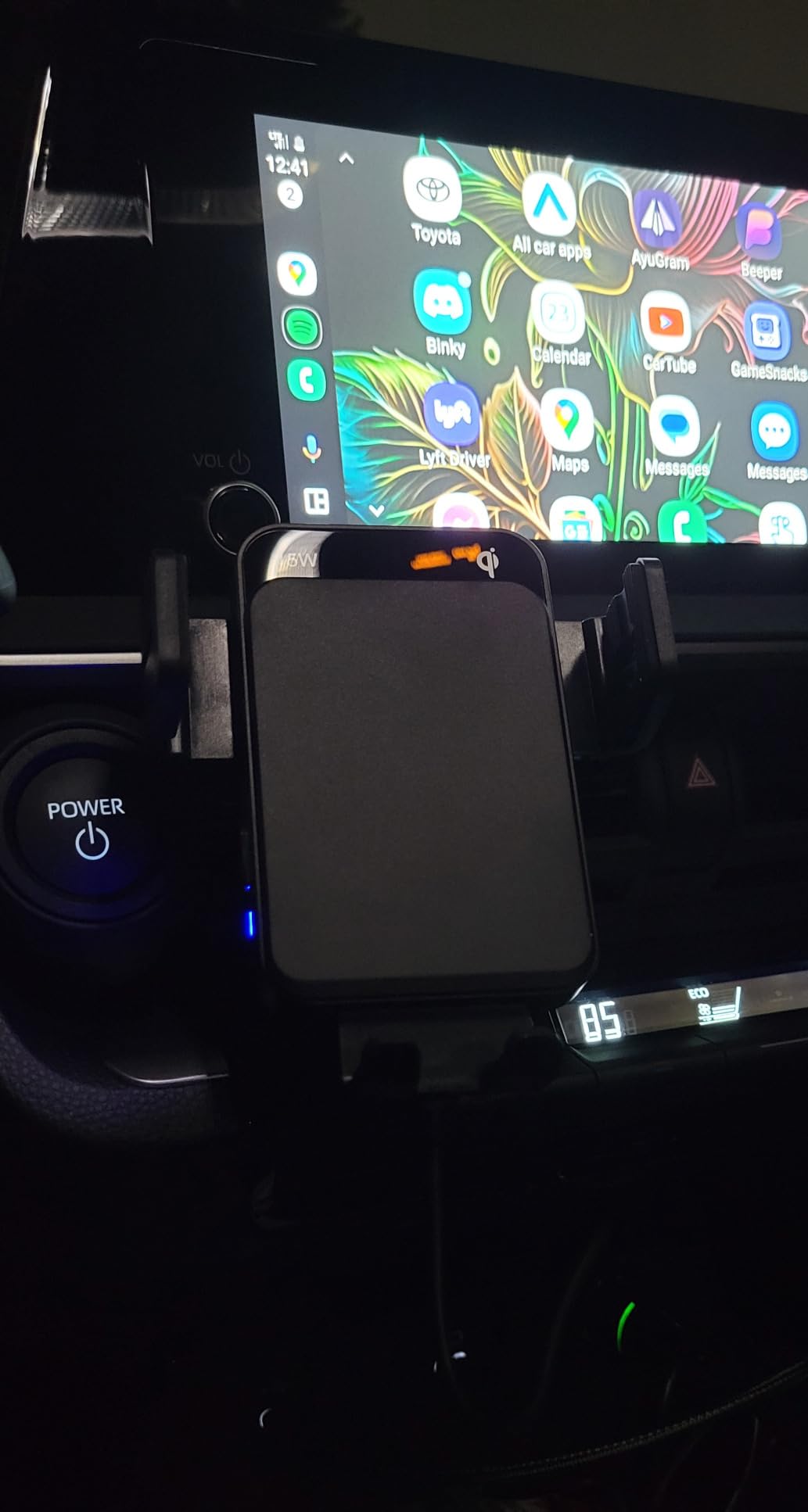 Wireless Car Charger, MOKPR Auto-Clamping Car Mount 15W/10W/7.5W Fast Charging Air Vent Car Phone Mount Compatible with iPhone 15/14/13/13 Pro/12 Pro Max/12 pro/12/11/10 Series, Samsung Galaxy Series customer photo 2