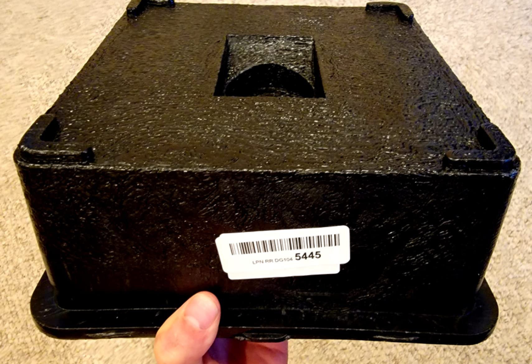 BULLKE Square Trailer Jack Blocks 4-Pack, USA-Made Heavy Duty RV Leveling Blocks, Stabilizing Jack Pads for Camper, 5th Wheel, Tongue Jack, Post Jack, Foot Jack & Scissor Jack, Recycled Plastic customer photo 2
