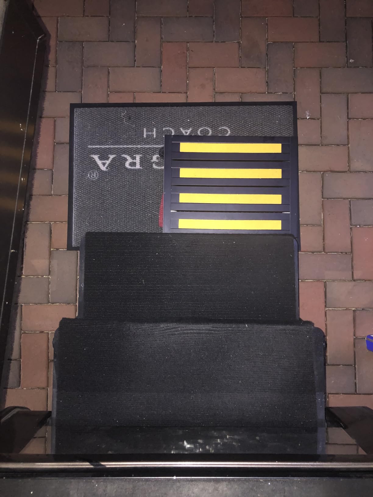 Adjustable RV Step Stool, Wide Platform, Foldable Legs, Black customer photo 2