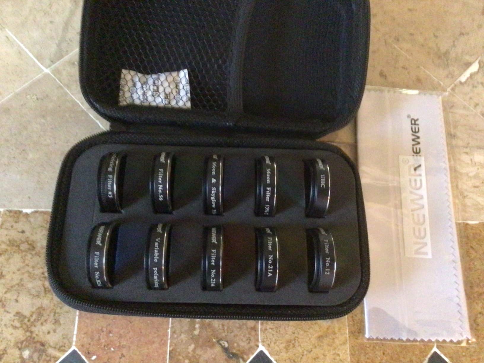 NEEWER 1.25' Telescope Eyepiece Filter Set (10 Pack), Including Planetary, Variable, UHC, Lunar & Starglow Filters for Moon Observation customer photo 2