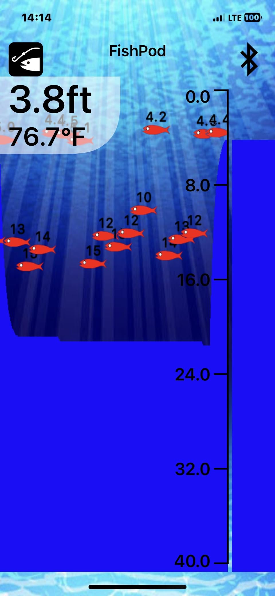 FishPod 5X Bluetooth Fish Finder with AI Technology customer photo 1