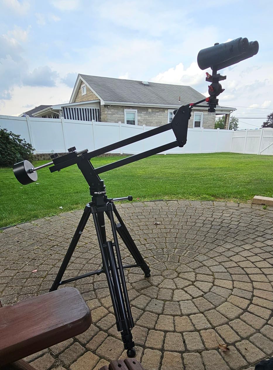 Binocular Tripod Adapter, Binocular Mount 1/4 Inch Threading Mount Aluminium (s1) customer photo 2
