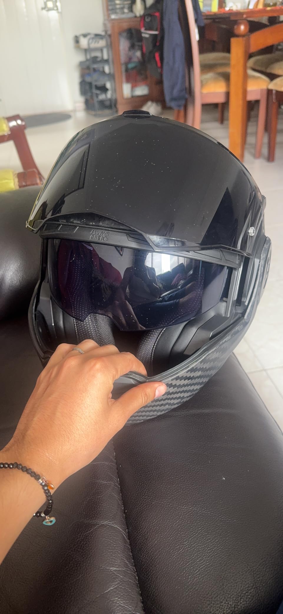 LS2 Helmets Advant X Carbon Modular Helmet customer photo 1