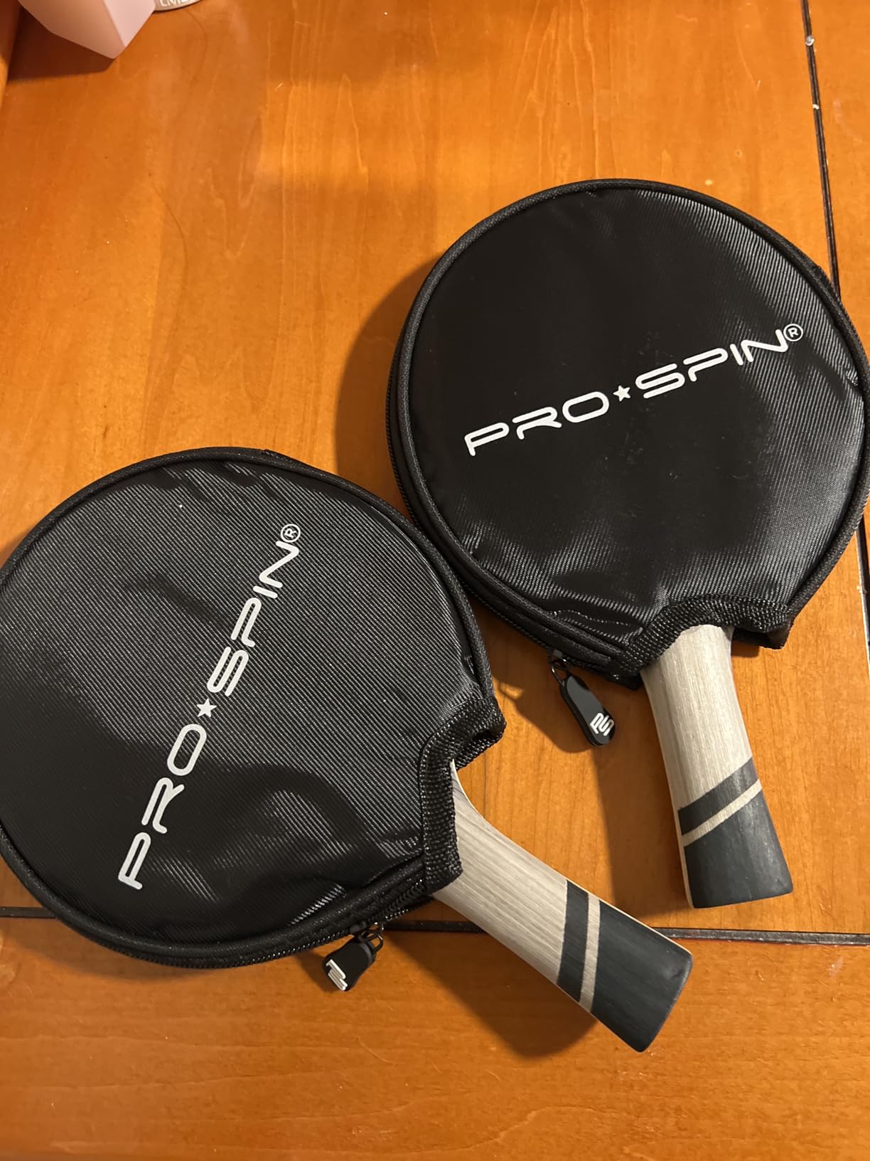 PRO-SPIN Ping Pong Paddles – ITTF Approved Professional Table Tennis Rackets with Carbon Fiber for Superior Control | 7-Ply Blade, Premium Rubber, 2.0mm Sponge customer photo 2