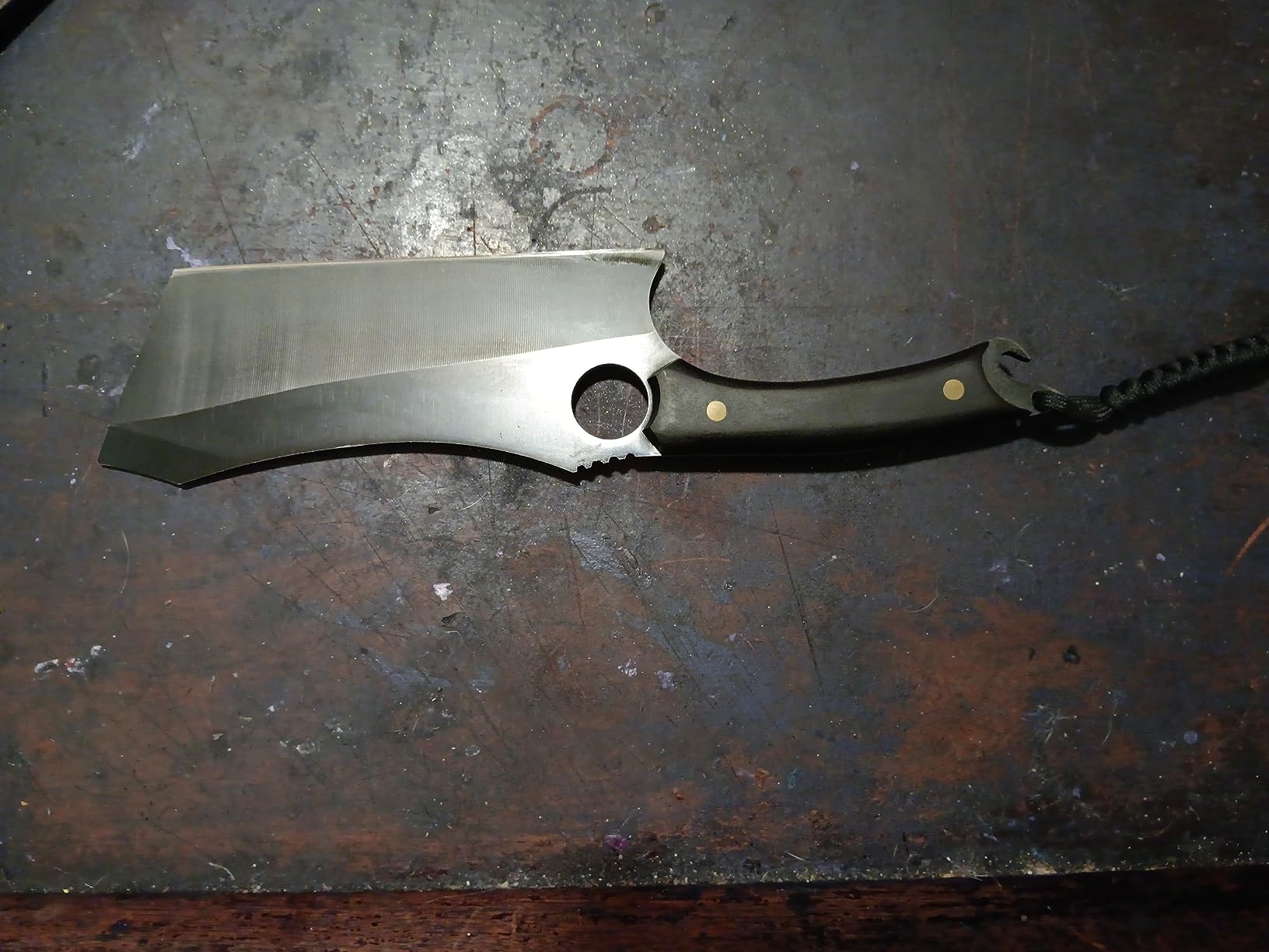 Dream Reach Meat Cleaver, High Carbon Steel Bone Cleaver Hand Forged customer photo 2