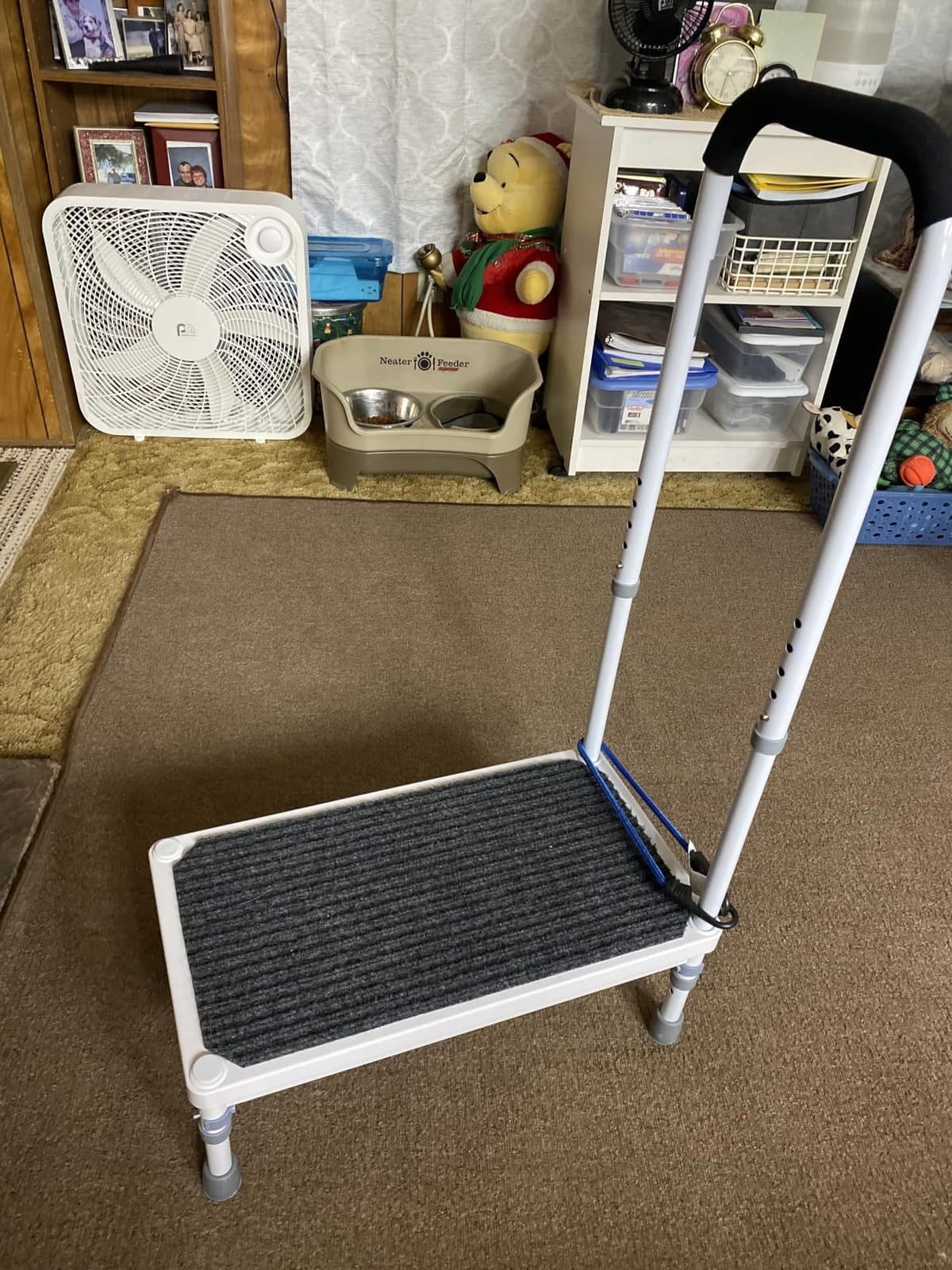Medical Step Stool with Handle for Elderly Seniors SUV Car Steps 400lb Stepping Stool Adults Ramps with Handrails Height Adjustable Rv Steps Wide Platform Safety Handicap Mobility Assist Devices customer photo 2