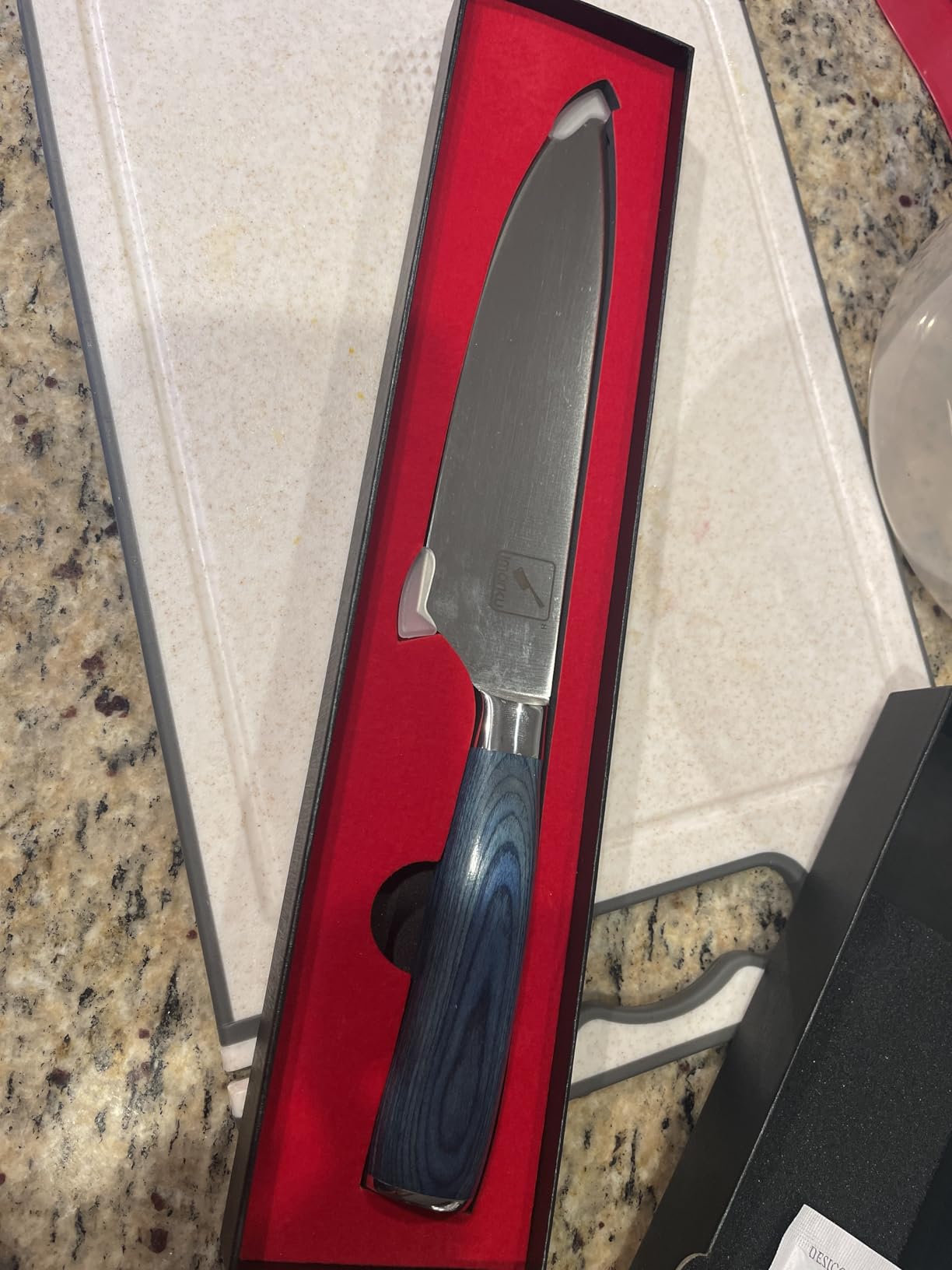 imarku Nakiri Knife 7 Inch, Japanese High Carbon Stainless Steel Chopper customer photo 1