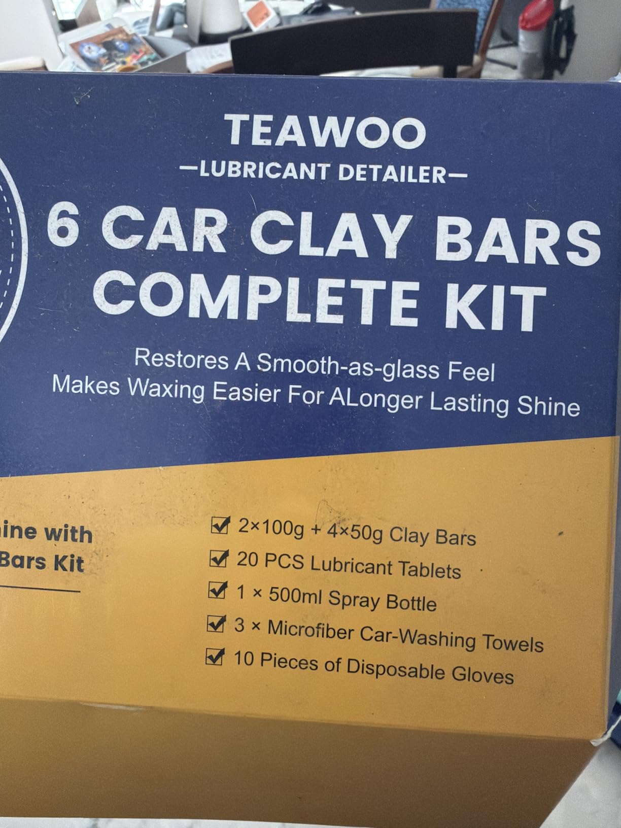TEAWOO Clay Bar Kit, Car Detailing Kit for Car Detailing Cleaning customer photo 2
