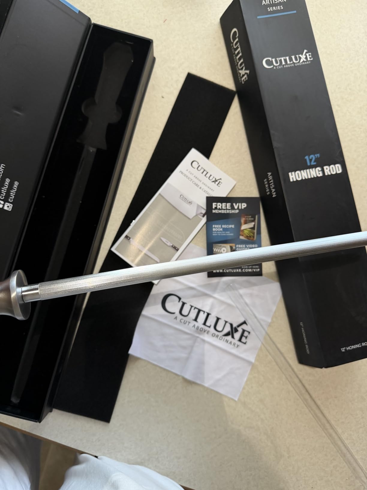 Cutluxe Honing Rod – 12
