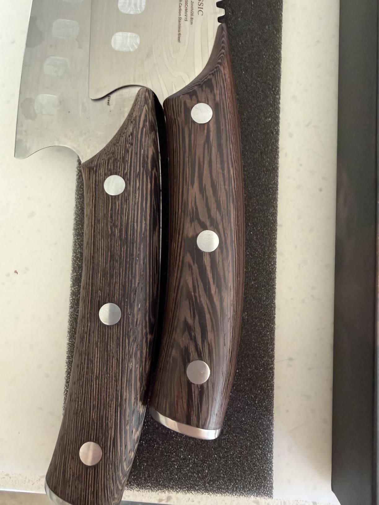 SYOKAMI Nakiri Knife, 7.2 Inch Japanese Inspired Vegetable Chef Knife customer photo 1