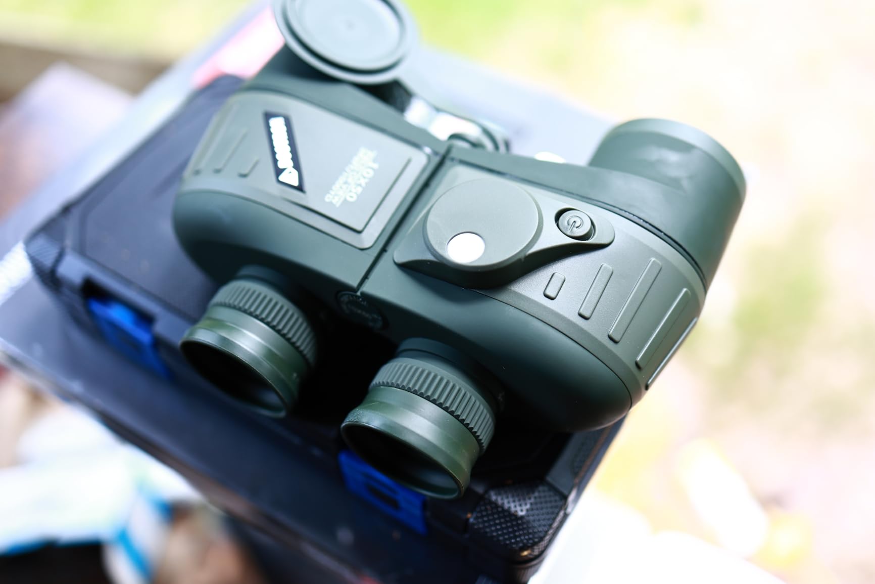 10x50 Waterproof Marine Binoculars with Rangefinder Compass customer photo 1
