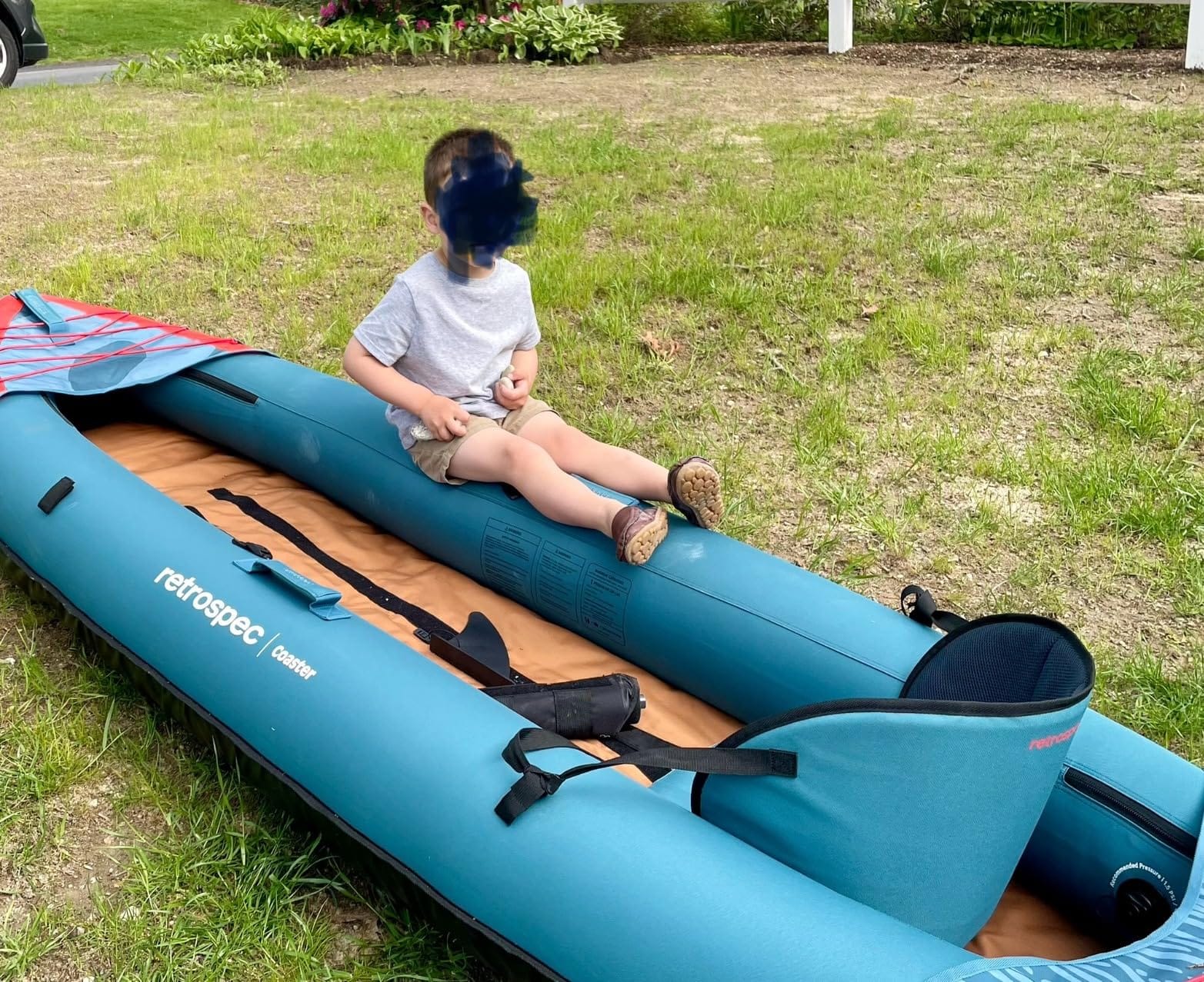 Retrospec Coaster Single & Tandem Inflatable Kayak for Adults - Blow Up Kayak, 220 & 440lb Capacity, Portable Lightweight Kayak with Paddle, Pump & Carry Bag customer photo 1