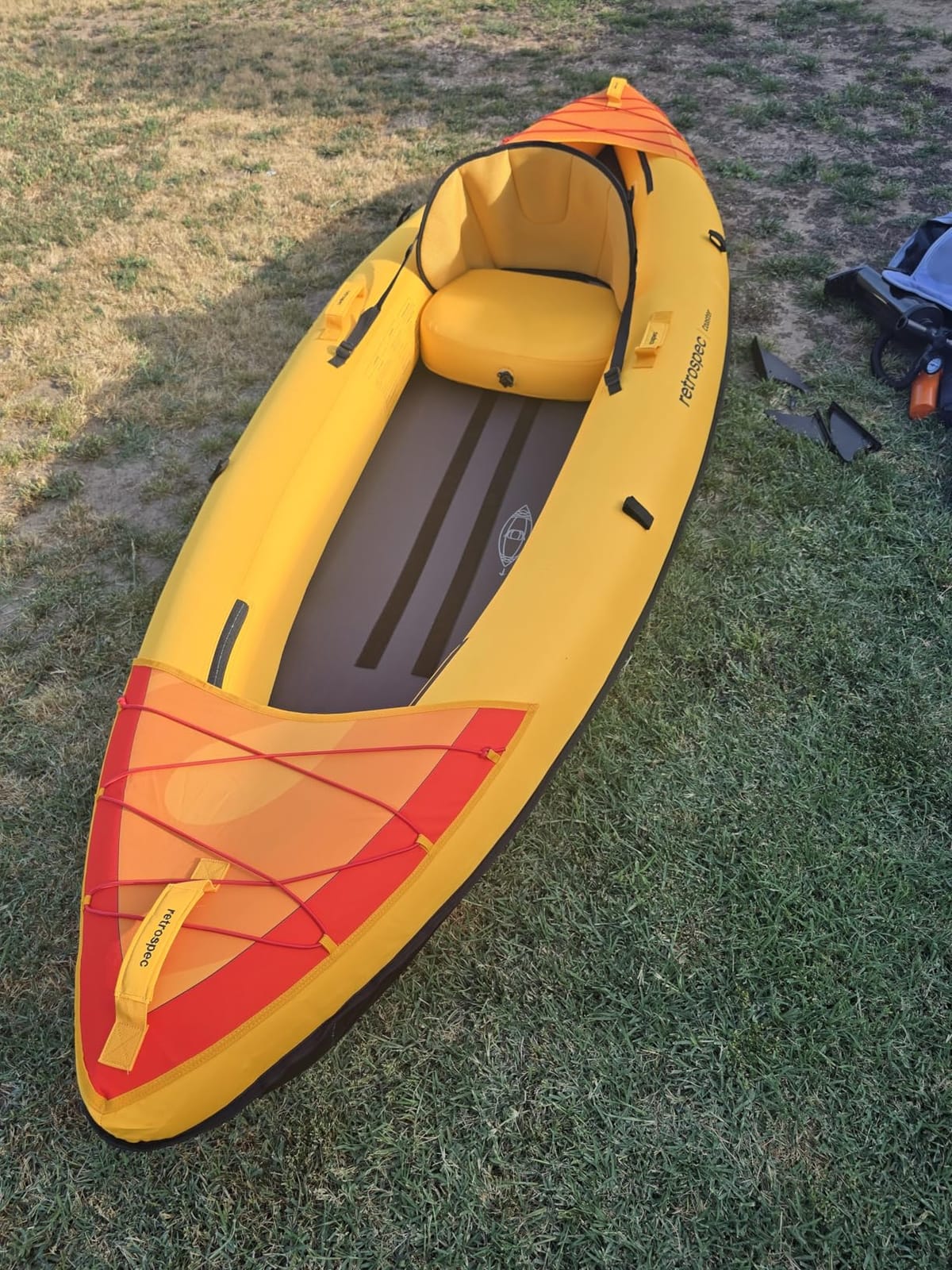 Retrospec Coaster Single & Tandem Inflatable Kayak for Adults - Blow Up Kayak, 220 & 440lb Capacity, Portable Lightweight Kayak with Paddle, Pump & Carry Bag customer photo 2