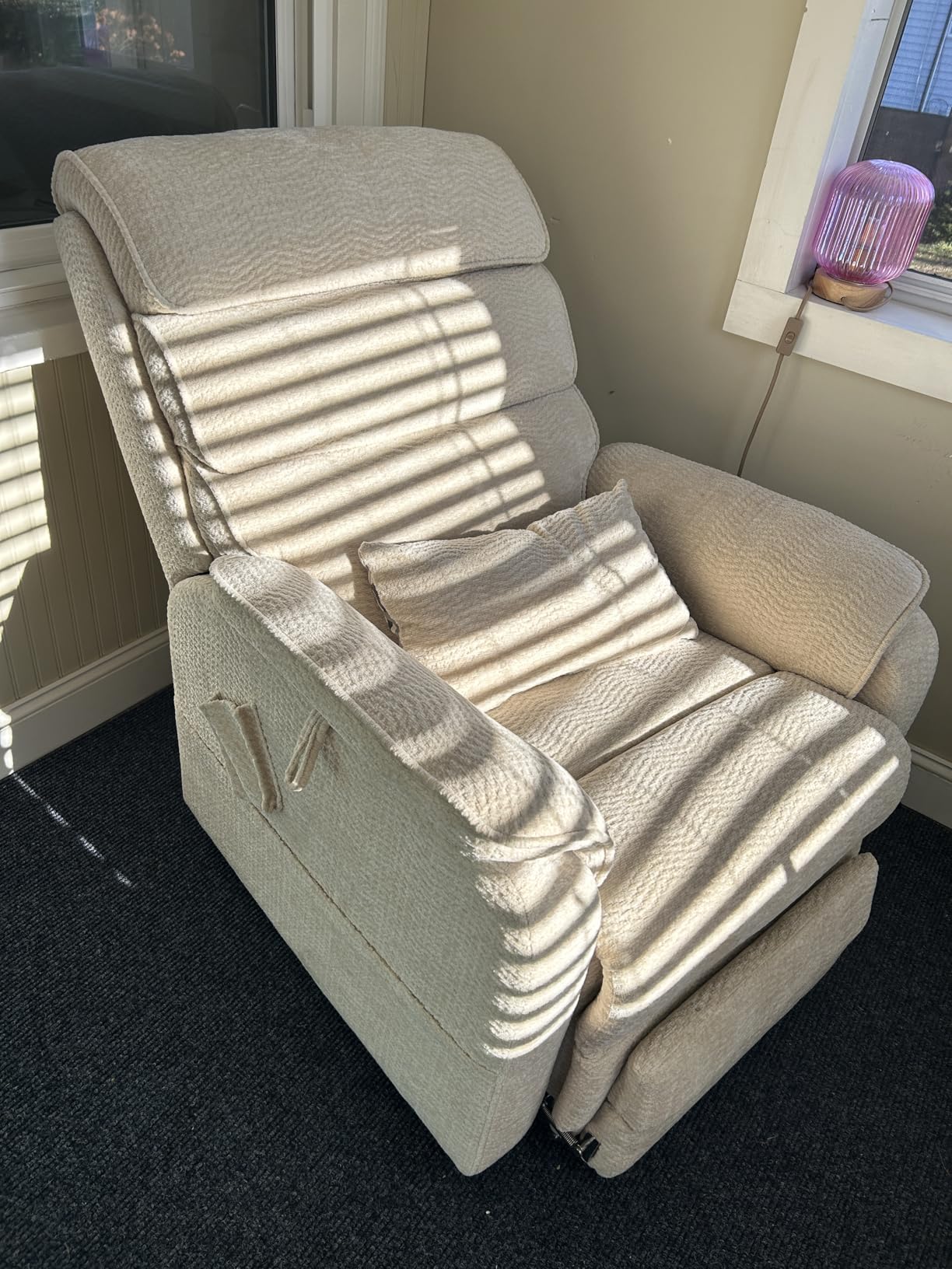DYNOX Dual Motor Power Lift Recliner, 180° Lay Flat, 9188, Beige customer photo 2