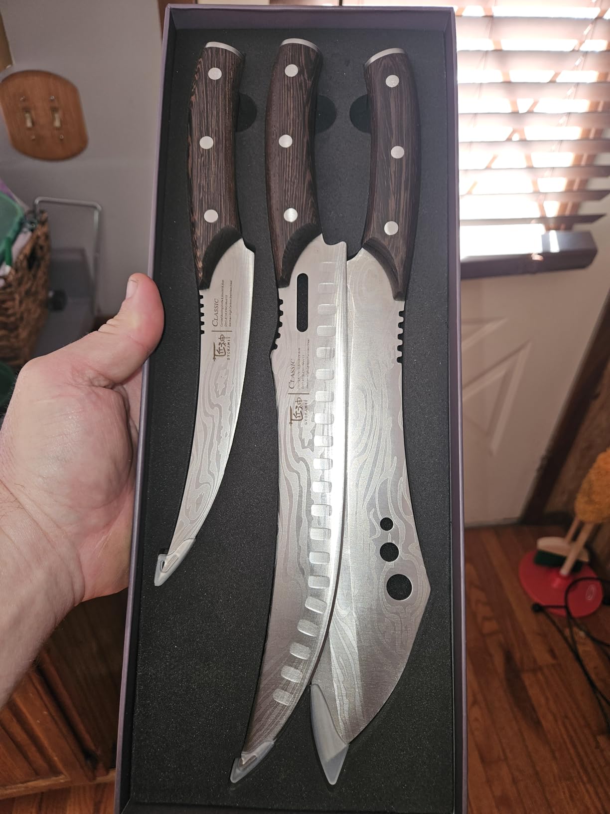 SYOKAMI Brisket Slicing Knife Set, Carving & Boning Knife for Meat & Turkey customer photo 2