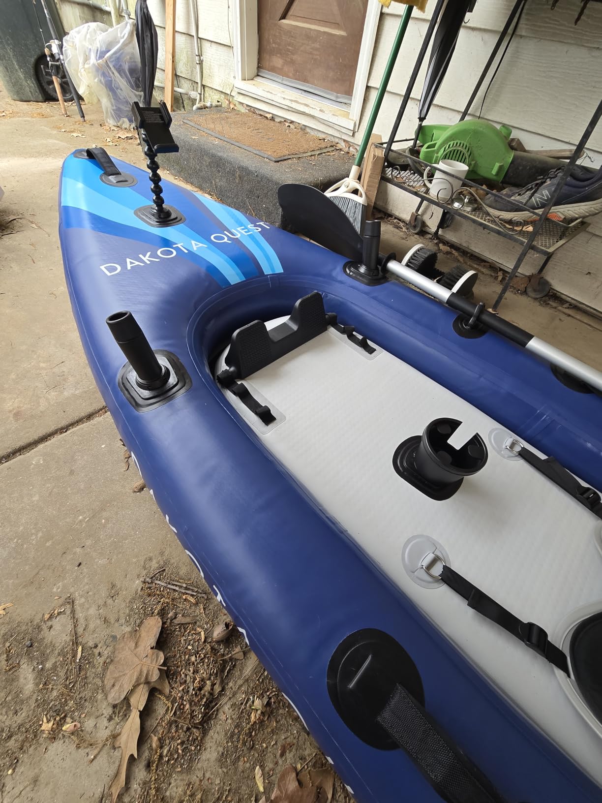 INTEX Dakota Quest Sit-On-Top Inflatable Kayak Set with Paddle & Pump customer photo 1