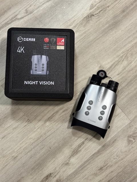 CIGMAN True 4K Night Vision Binoculars with Full-Color Low-Light Imaging customer photo 2