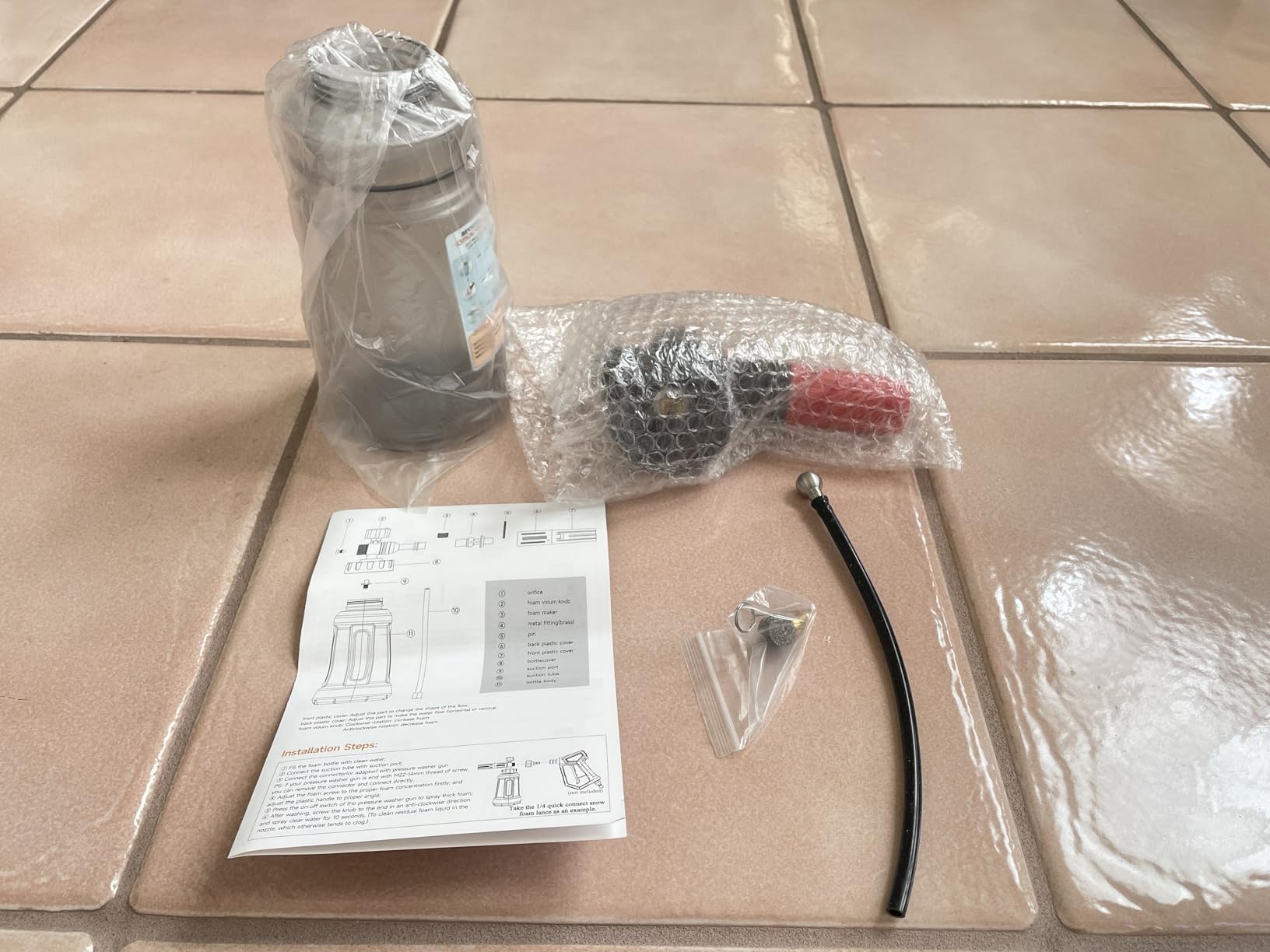 1L Wide Mouth Foam Cannon for Pressure Washer customer photo 1