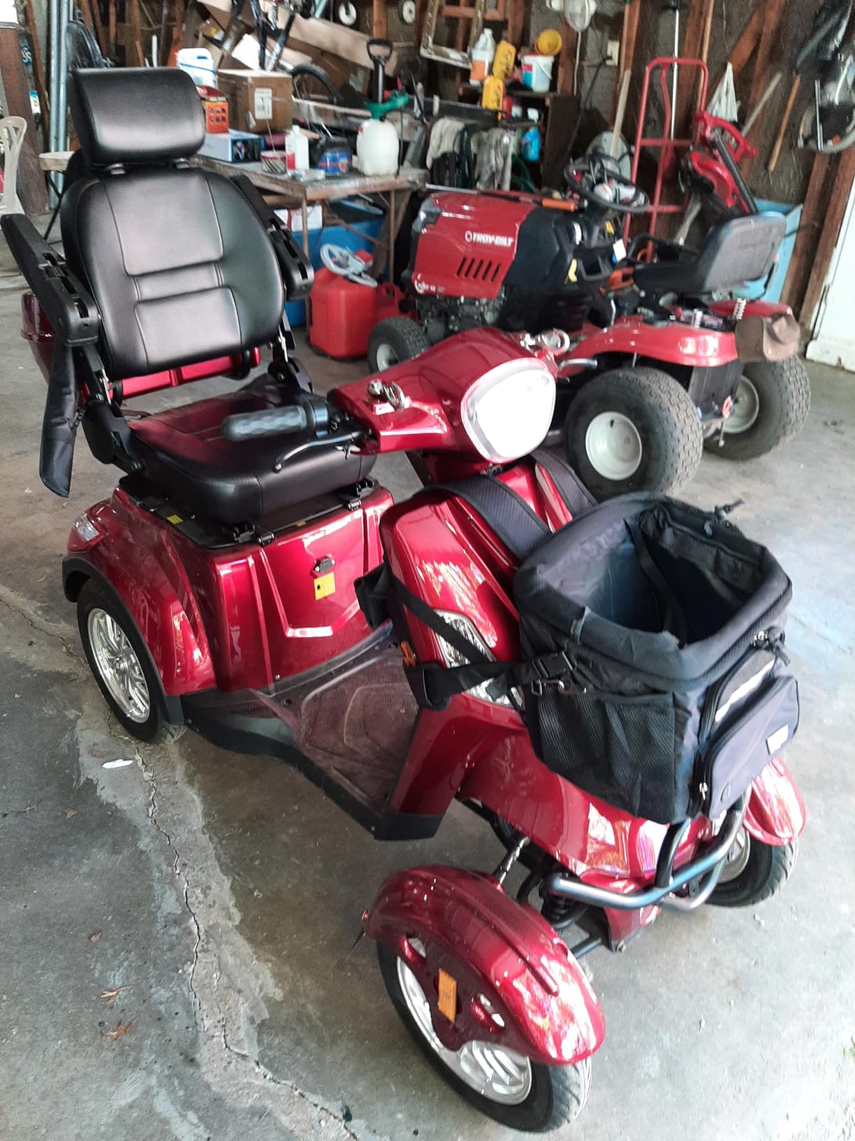 Mobility Scooters for Seniors & Adults 500lbs Capacity - 800W All Terrain Electric Powered Mobility Cart - Heavy Duty Mobility Scooter for Elderly w/Charger Remote Keys (Green) customer photo 1