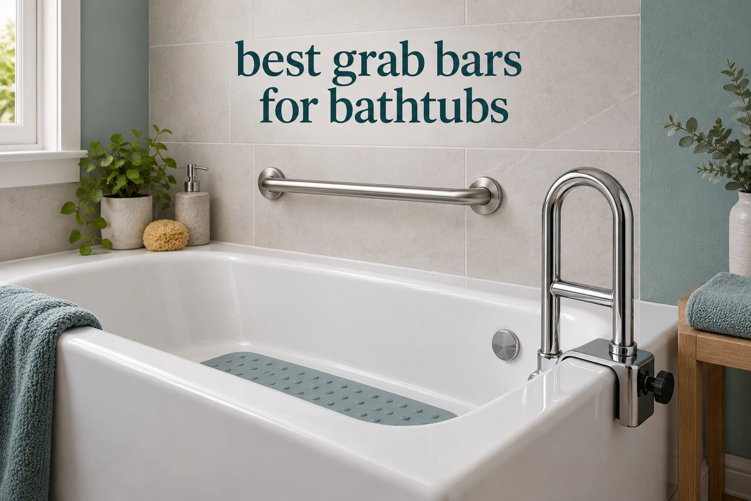 best grab bars for bathtubs