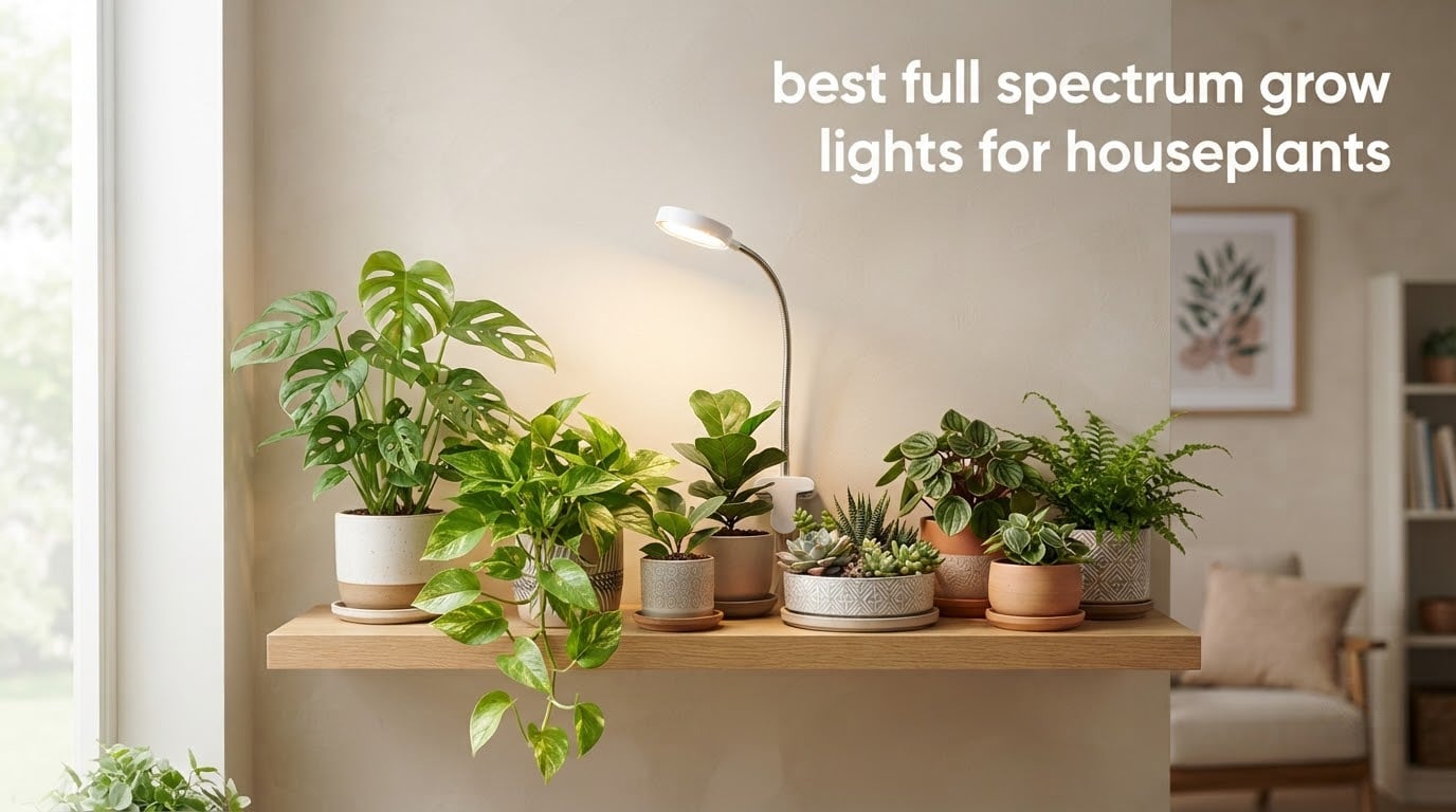 best full spectrum grow lights for houseplants
