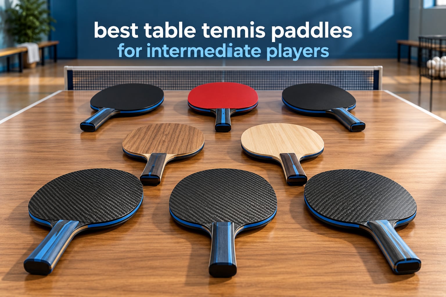 best table tennis paddles for intermediate players
