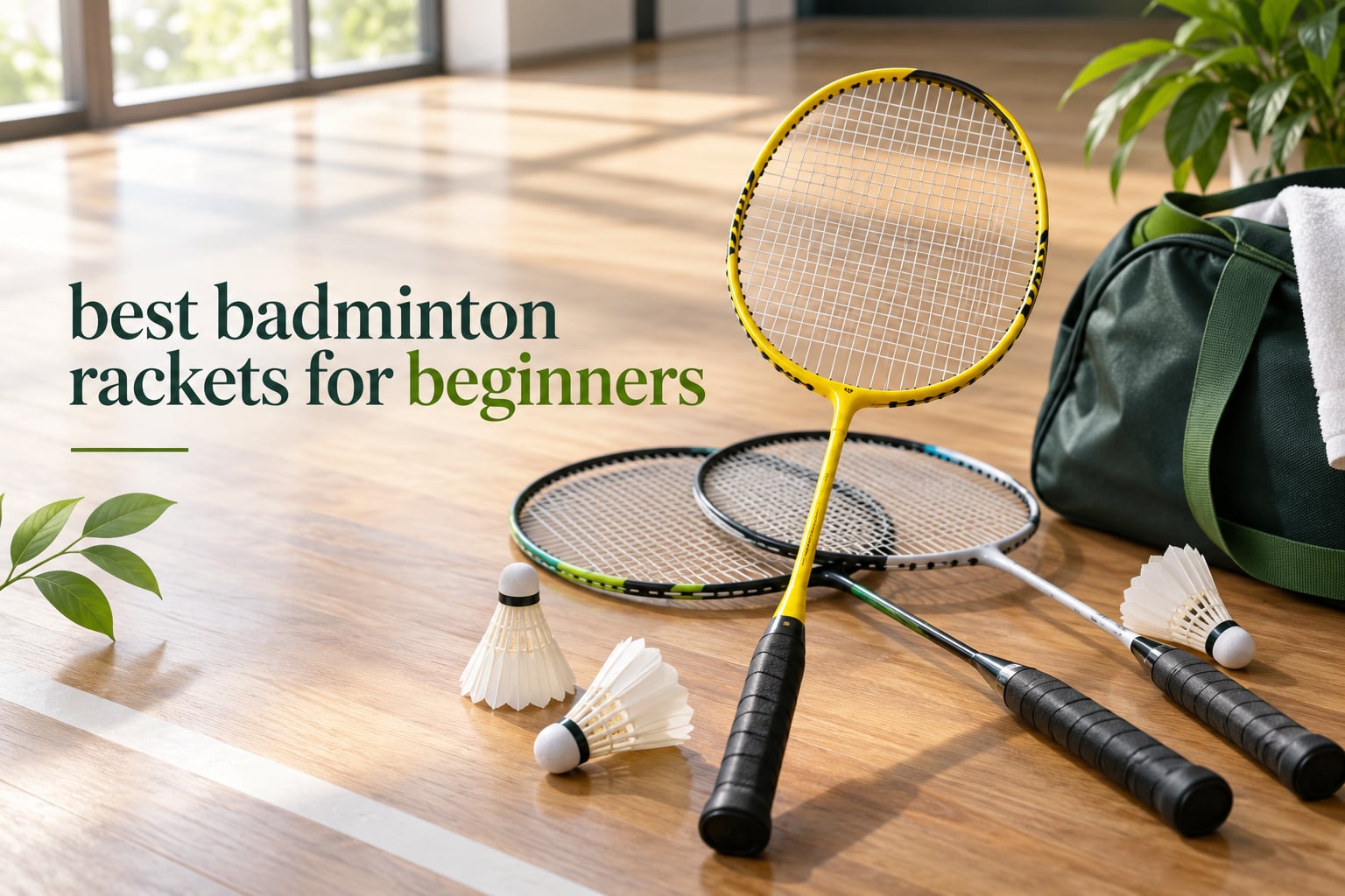 best badminton rackets for beginners