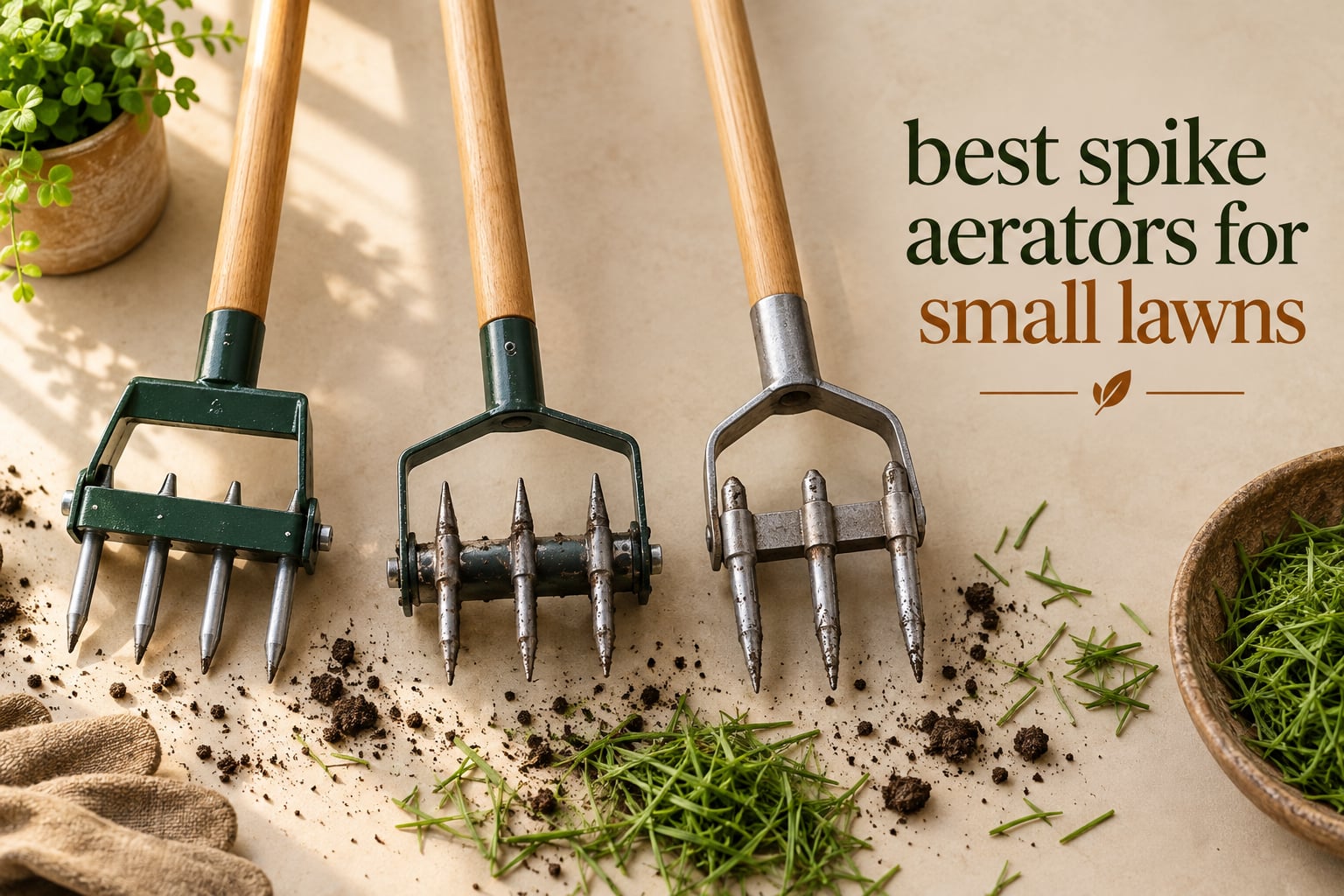 best spike aerators for small lawns